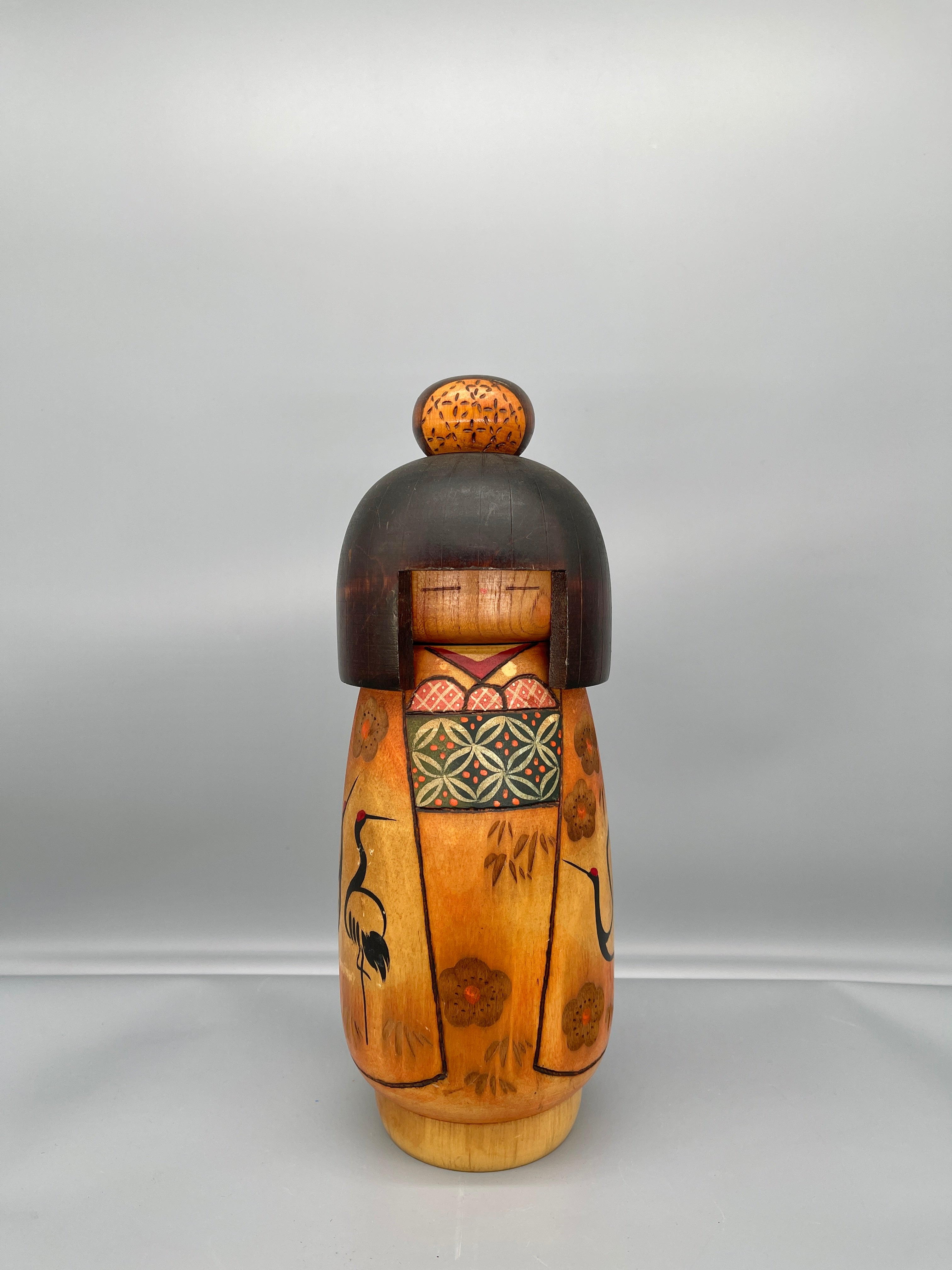 Vintage Japanese Sosaku Kokeshi Doll By Kazuo Takamizawa |