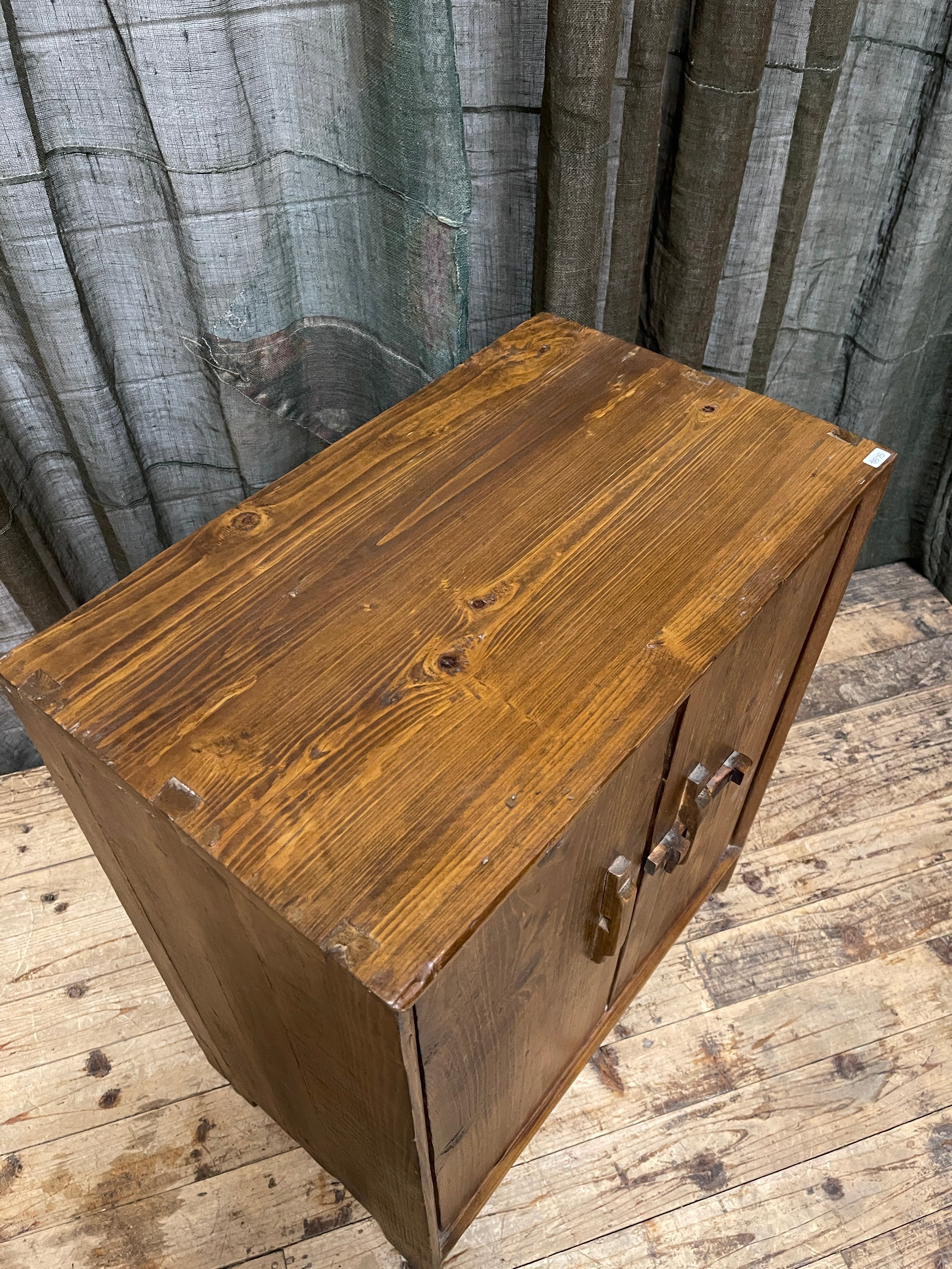 Provincial Style Chinese Recycled Timber Side Cabinet