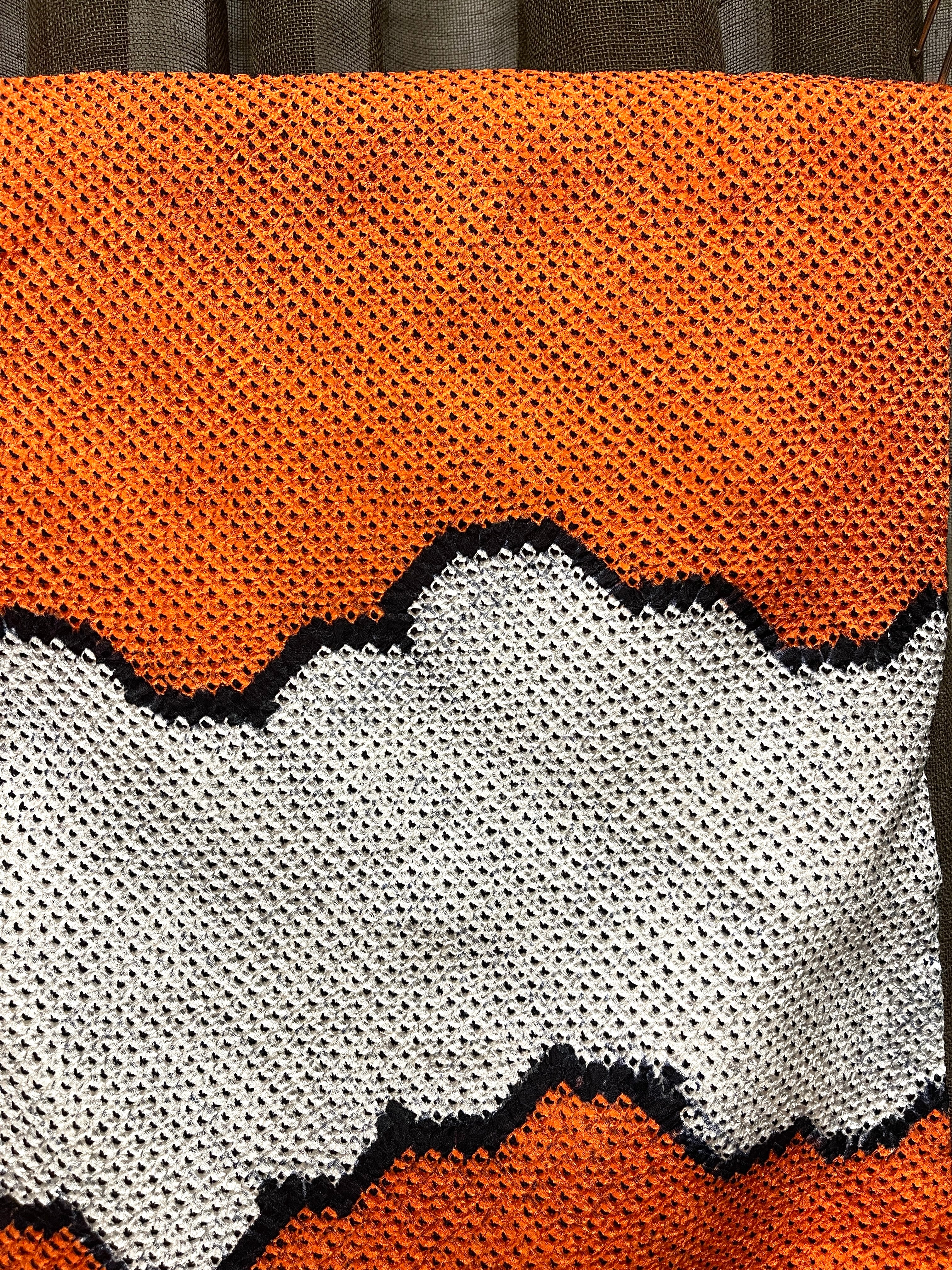 Japanese Haori-Kimono Jacket - Shibori Tie Dye Fabric