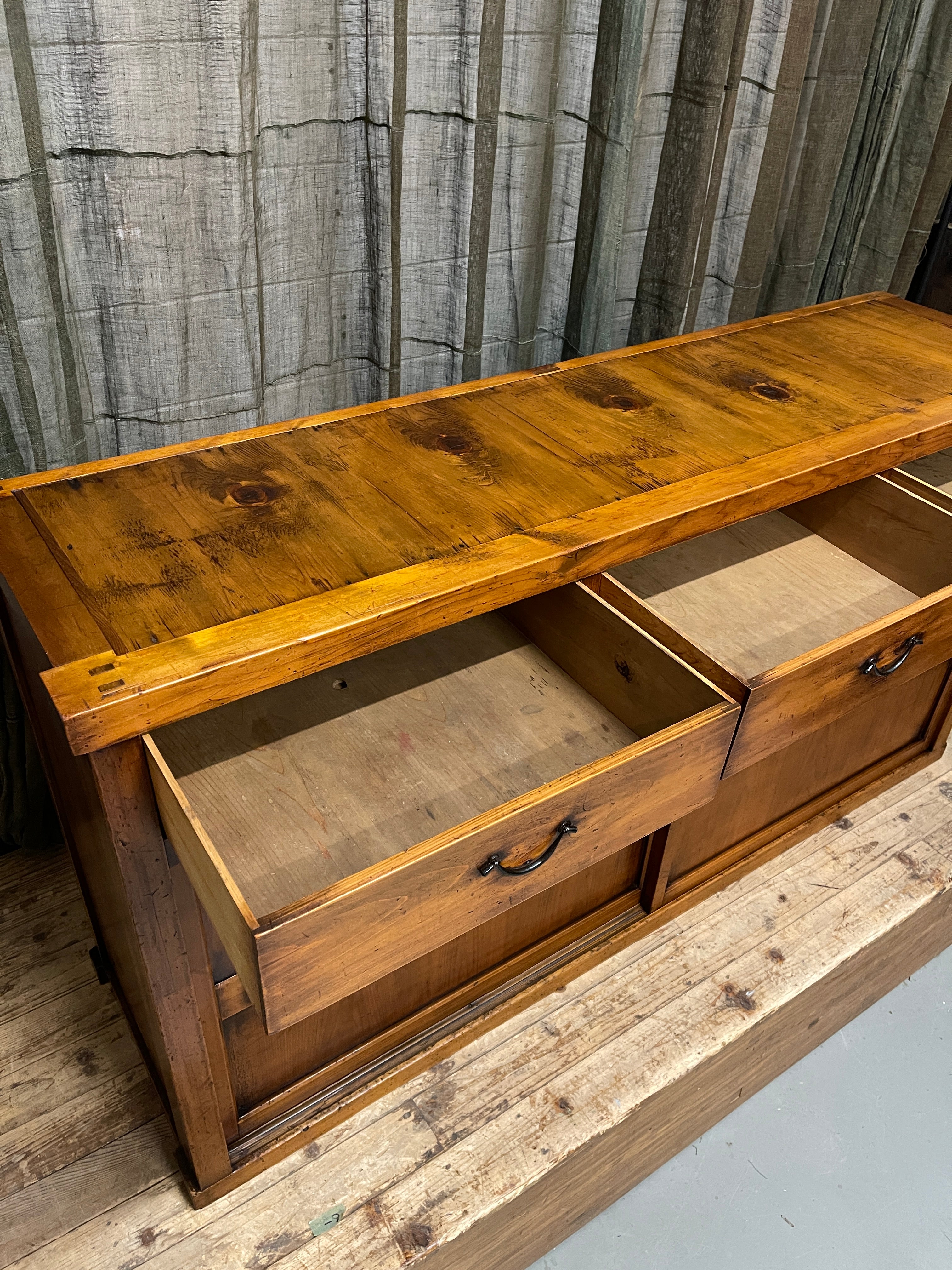 Antique Japanese Sideboard From Gifu - Cypress | Meiji