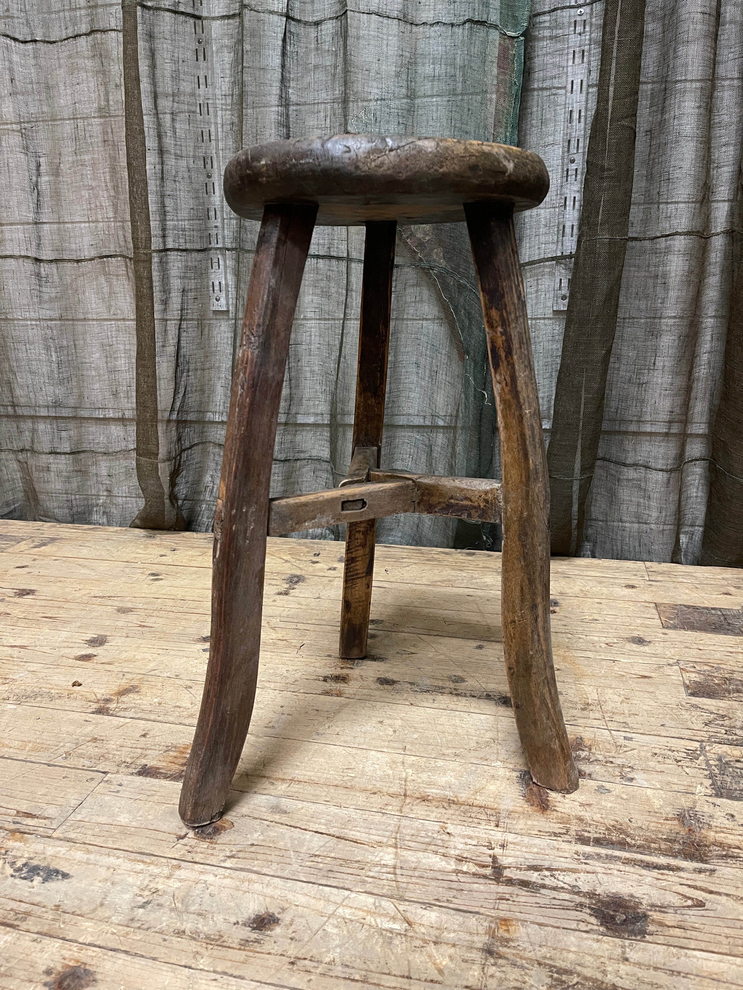 Antique Chinese Provincial Stool