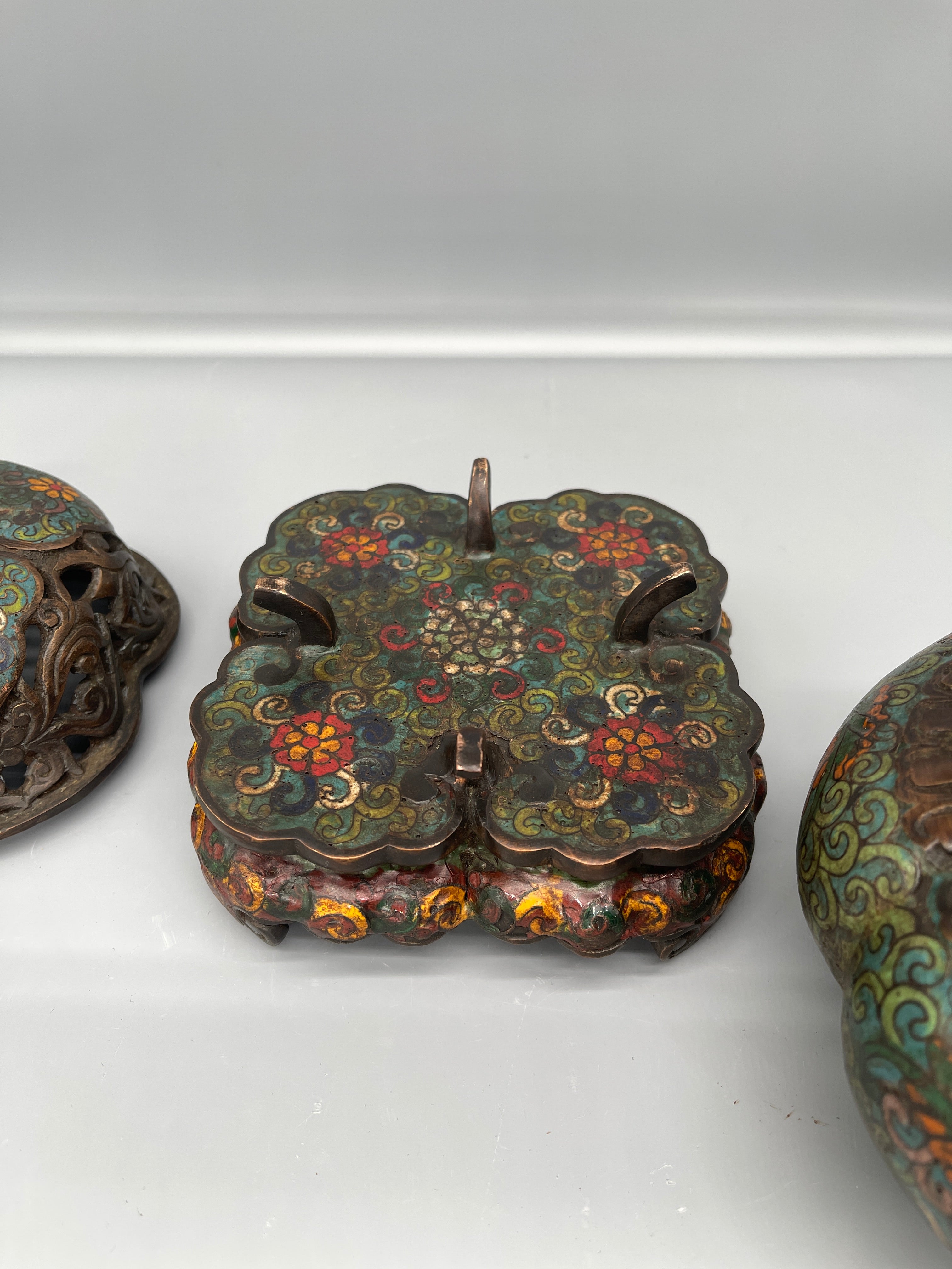Vintage Chinese Cloisonne Incense Burner