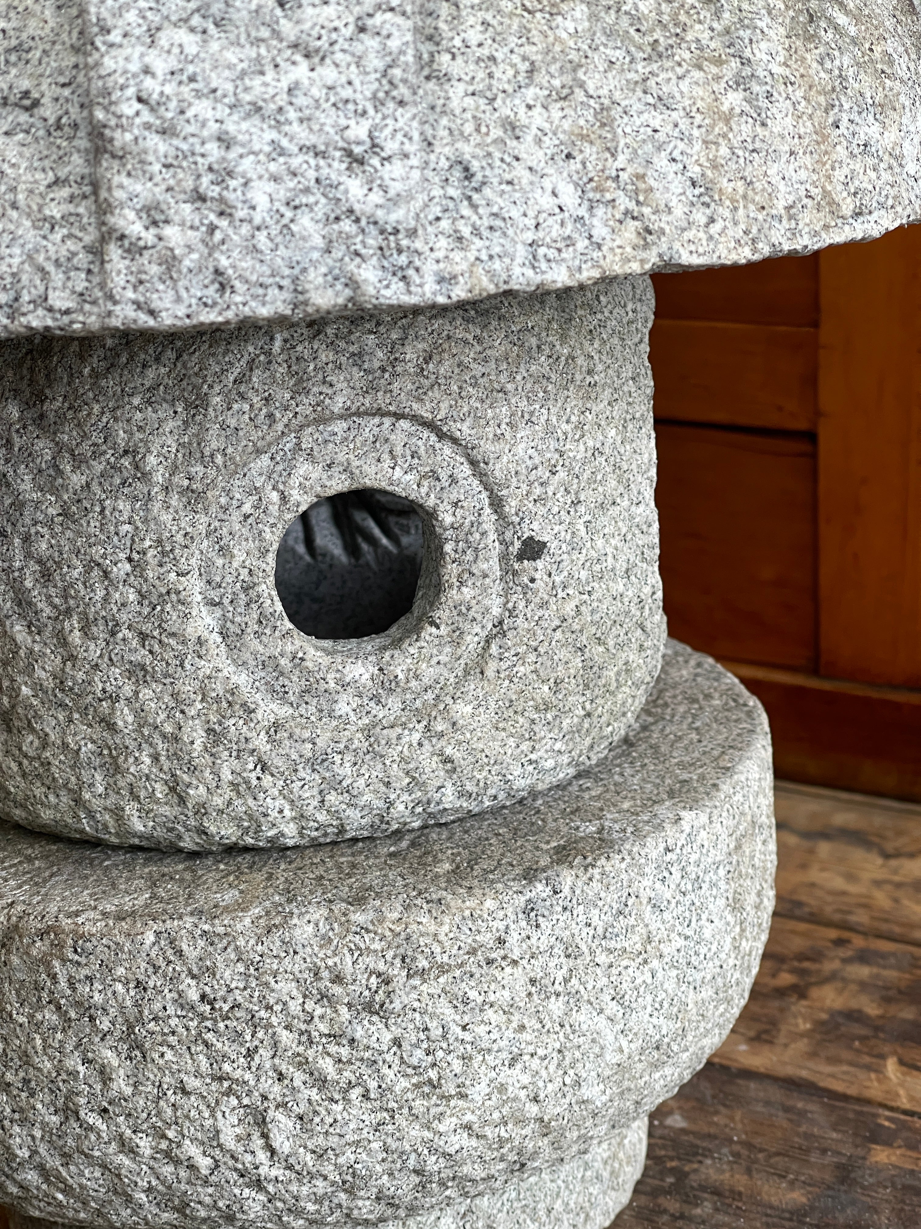 Small Misaki Japanese Garden Lantern - Granite