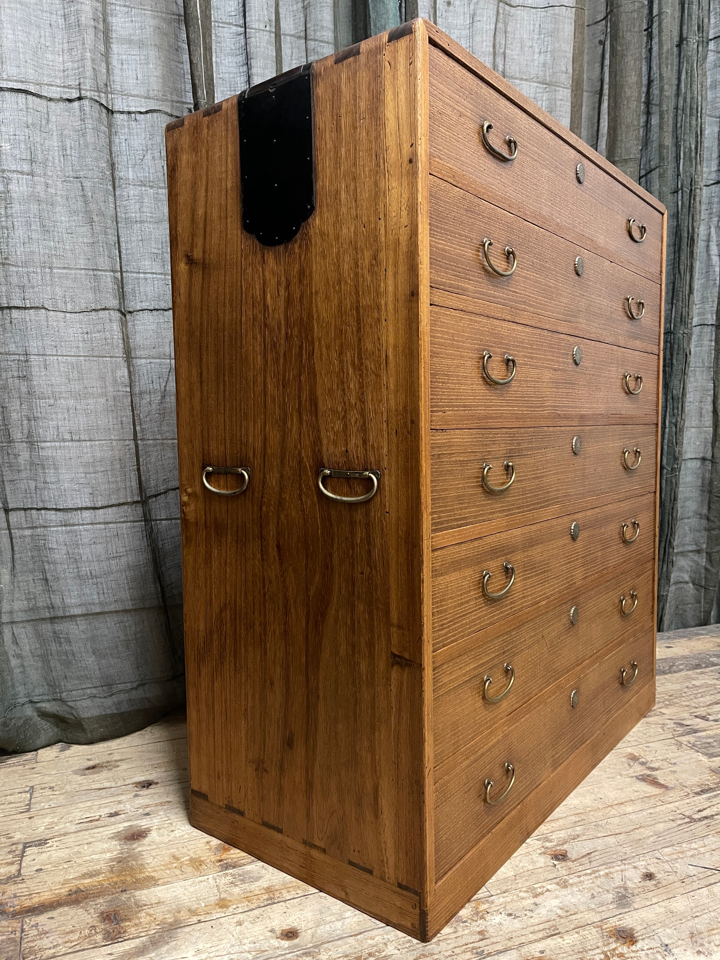 Japanese Kimono Chest of Drawers - Paulownia | Showa