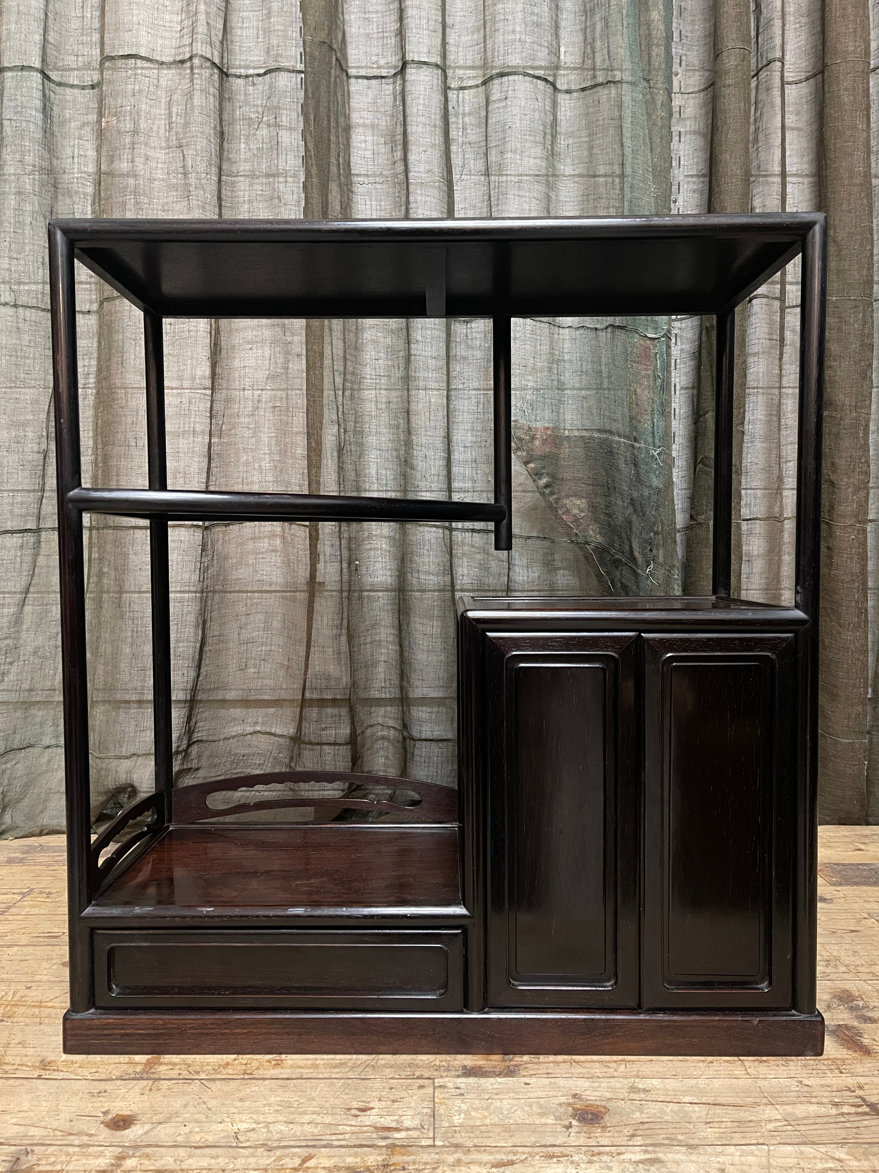 Cha Dana, Midcentury Japanese Tea Cabinet - Rosewood