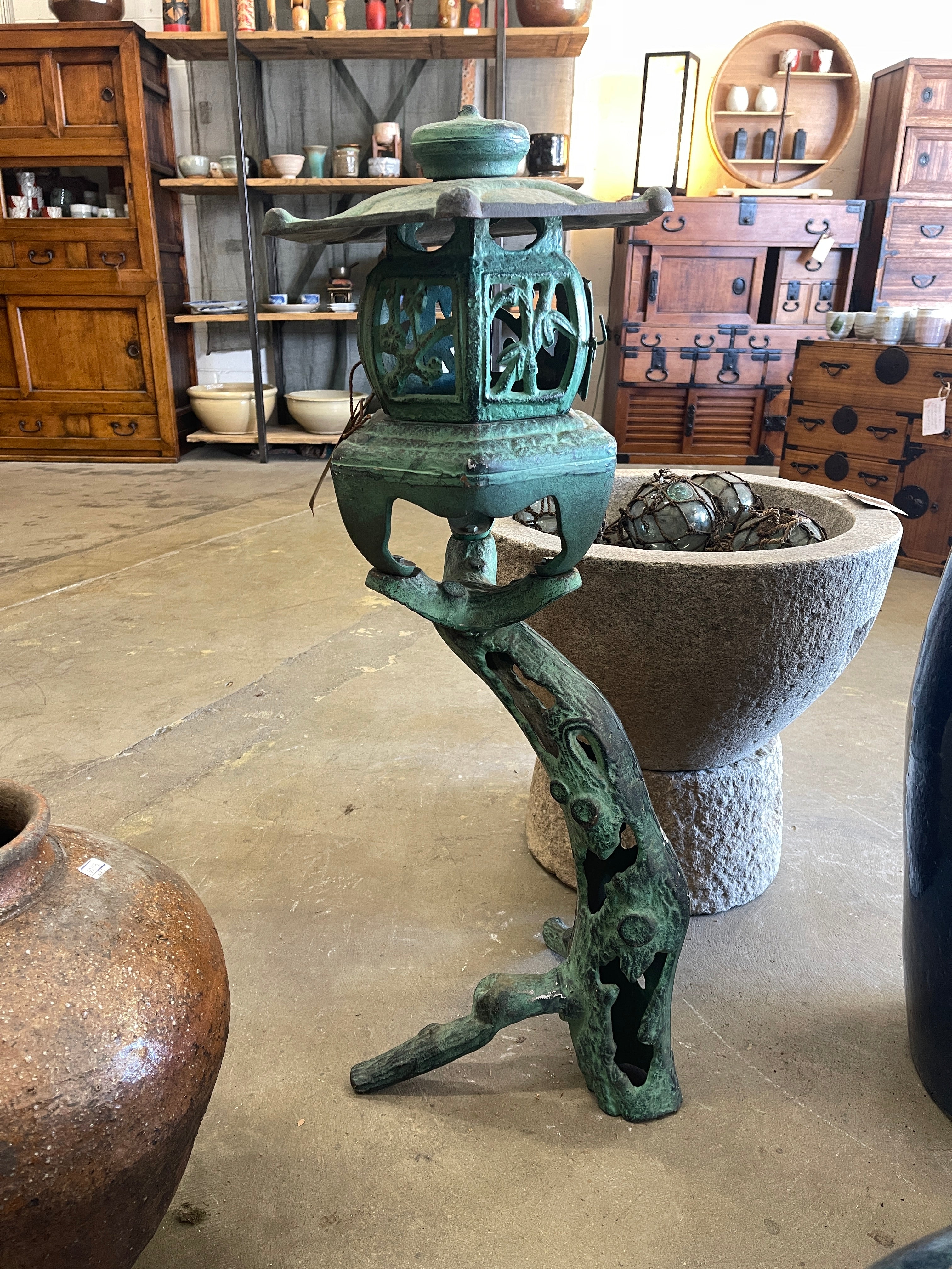 Japanese Iron Garden Lantern