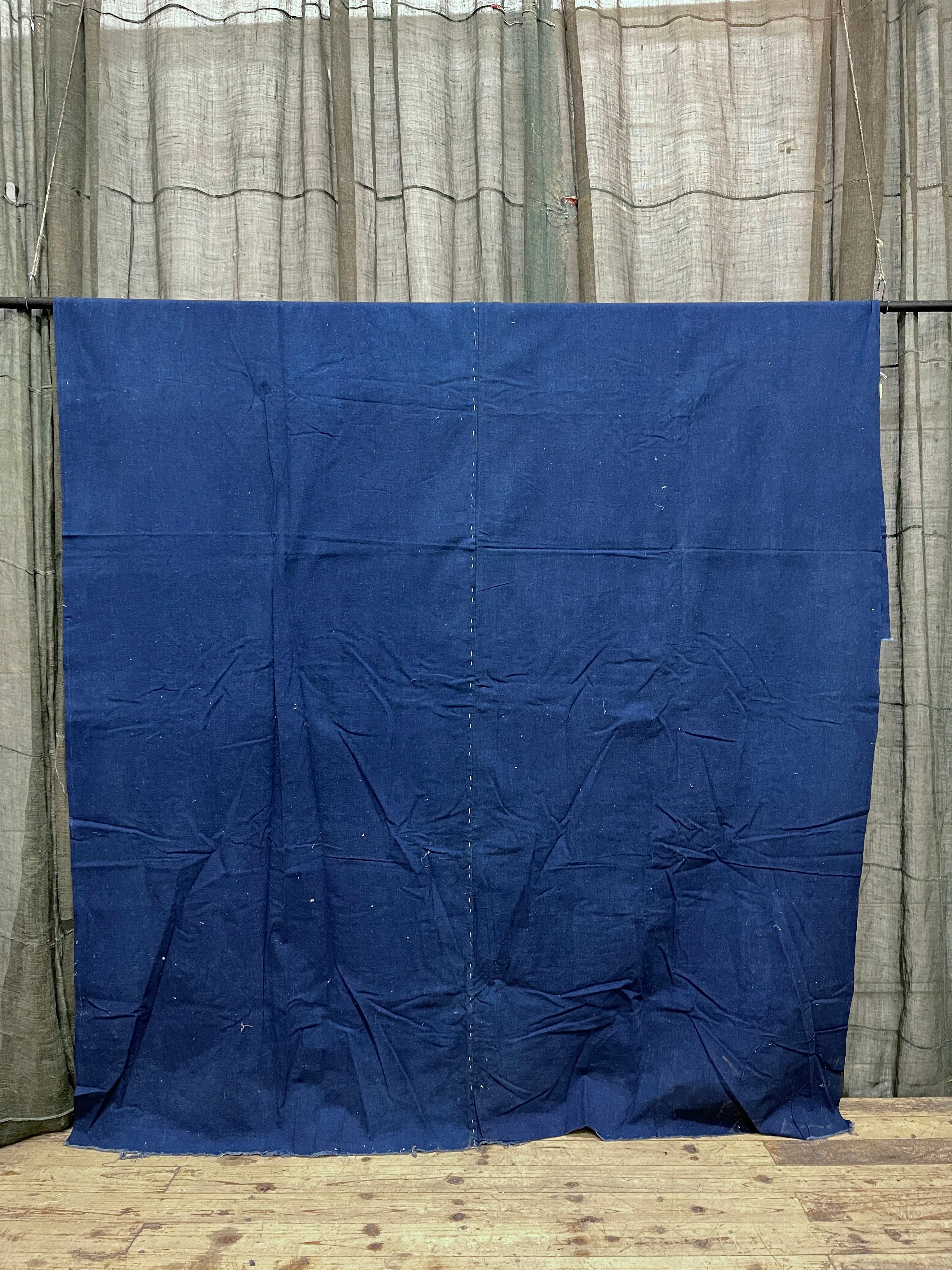 Vintage Japanese Indigo Cotton Textile