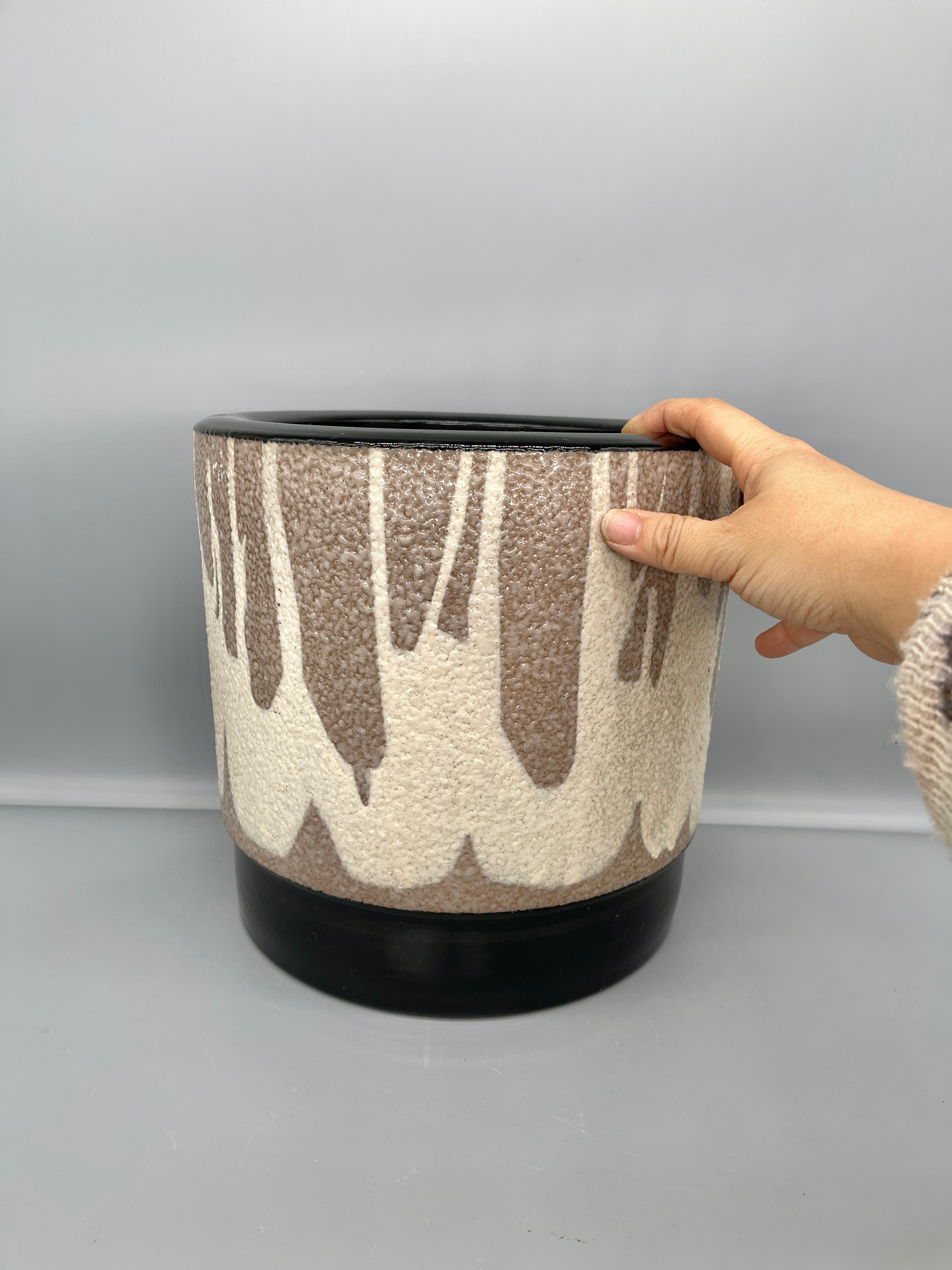 Japanese Porcelain Hibachi | Midcentury