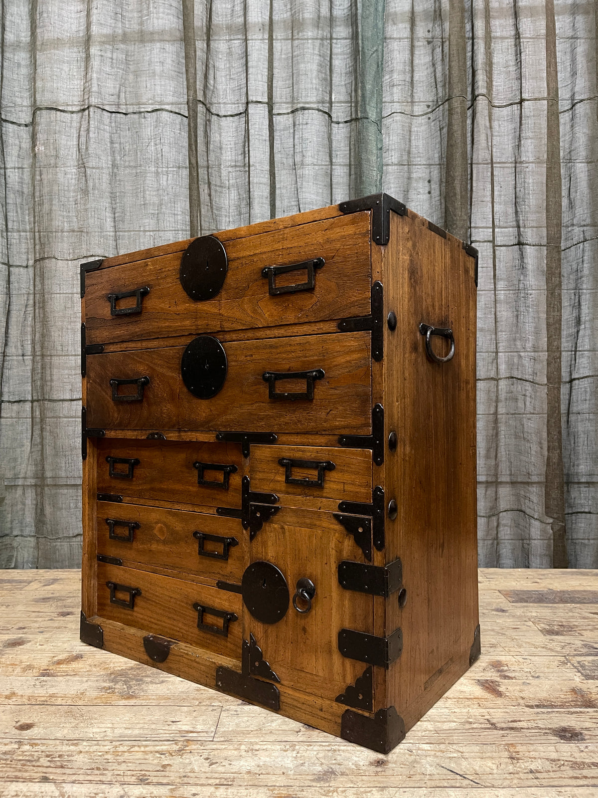 Ko Dansu, Japanese Side Cabinet - Paulownia | Meiji