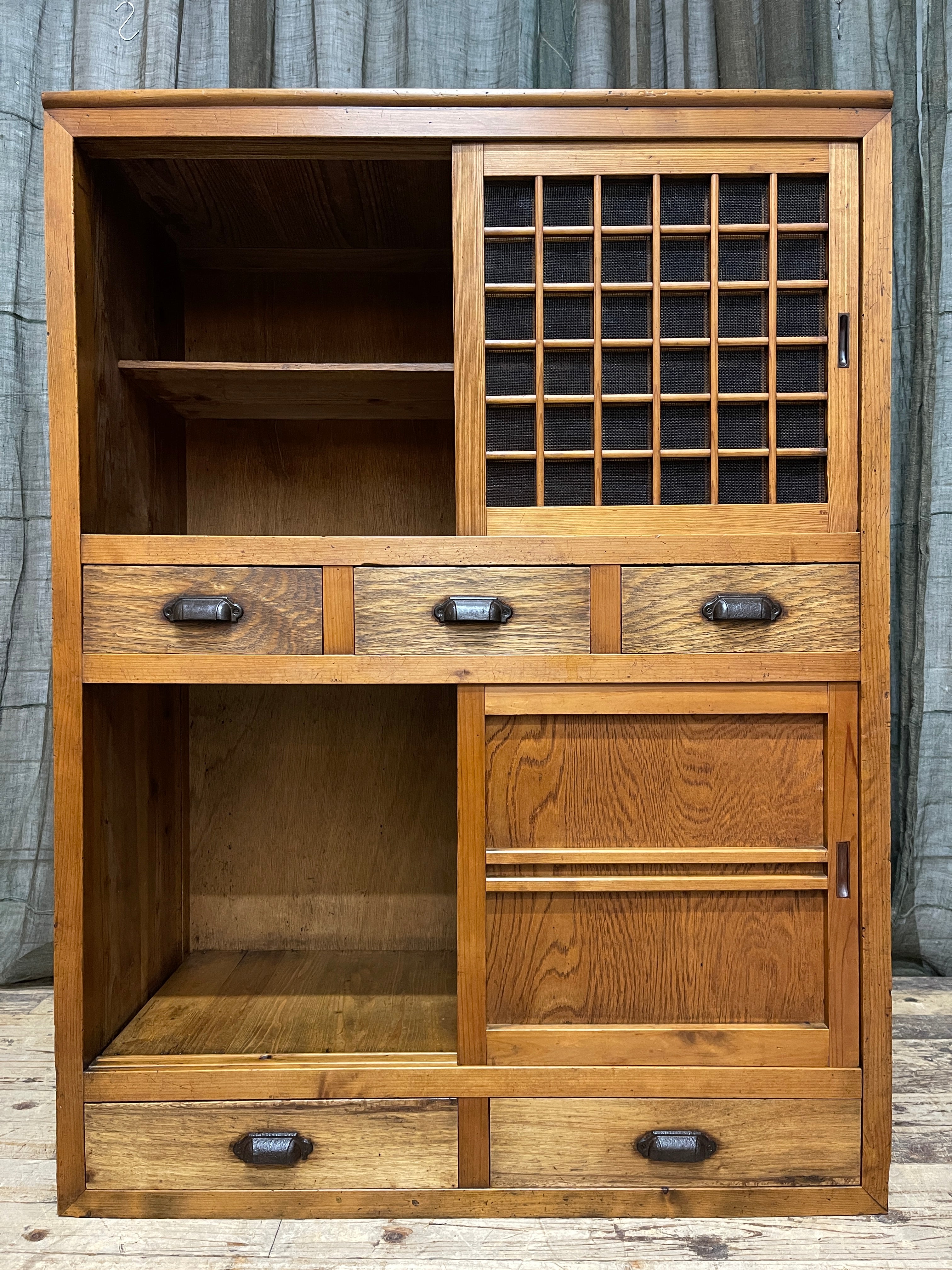 Japanese Mizuya, Kitchen Cabinet - Cedar & Cypress | c.1930