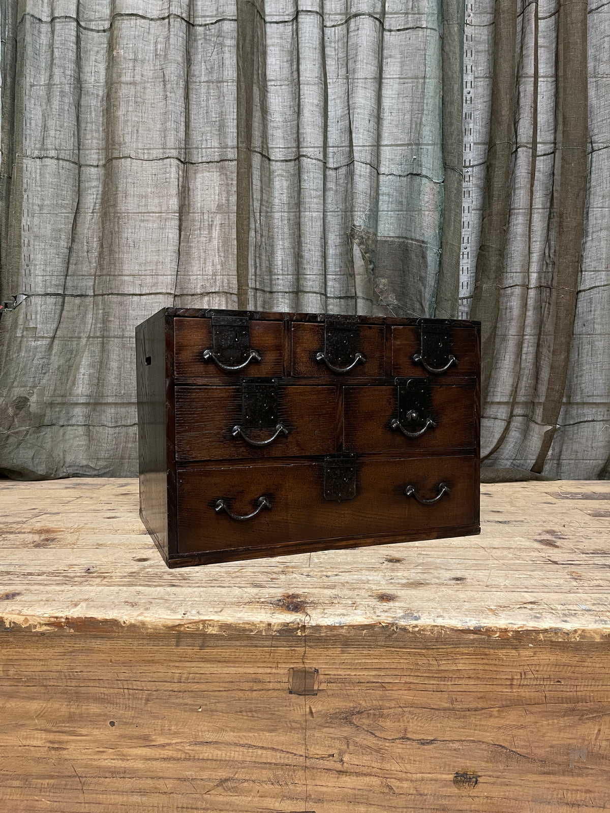 Japanese Document Chest From Kanazawa - Elm | Meiji
