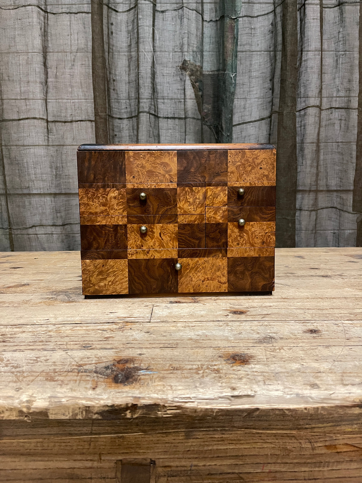 Vintage Japanese Sewing Box, Hari Bako | Midcentury