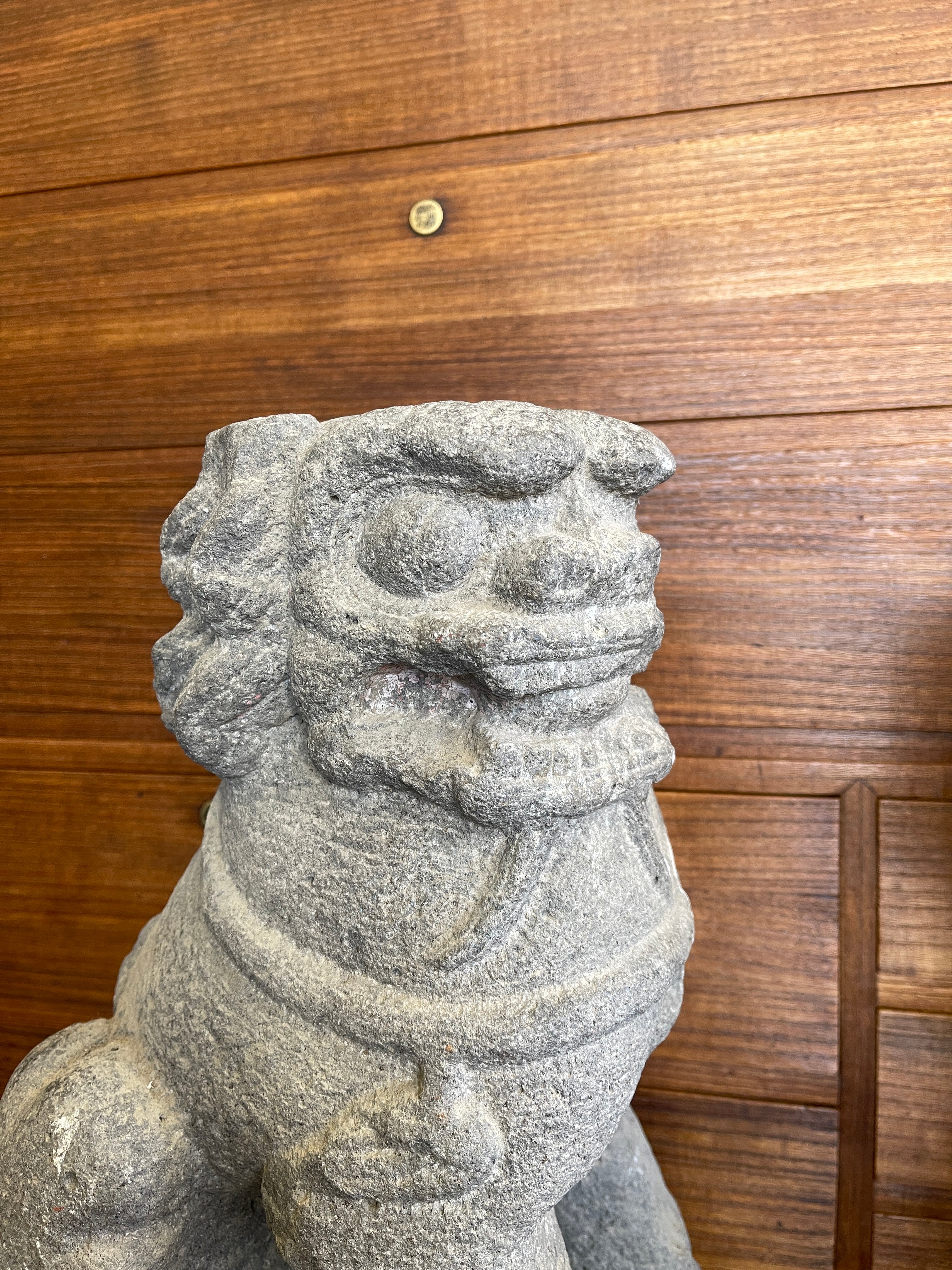 Pair of Anituqe Chinese Stone ShiShi, Foo Dogs | Late 1800's