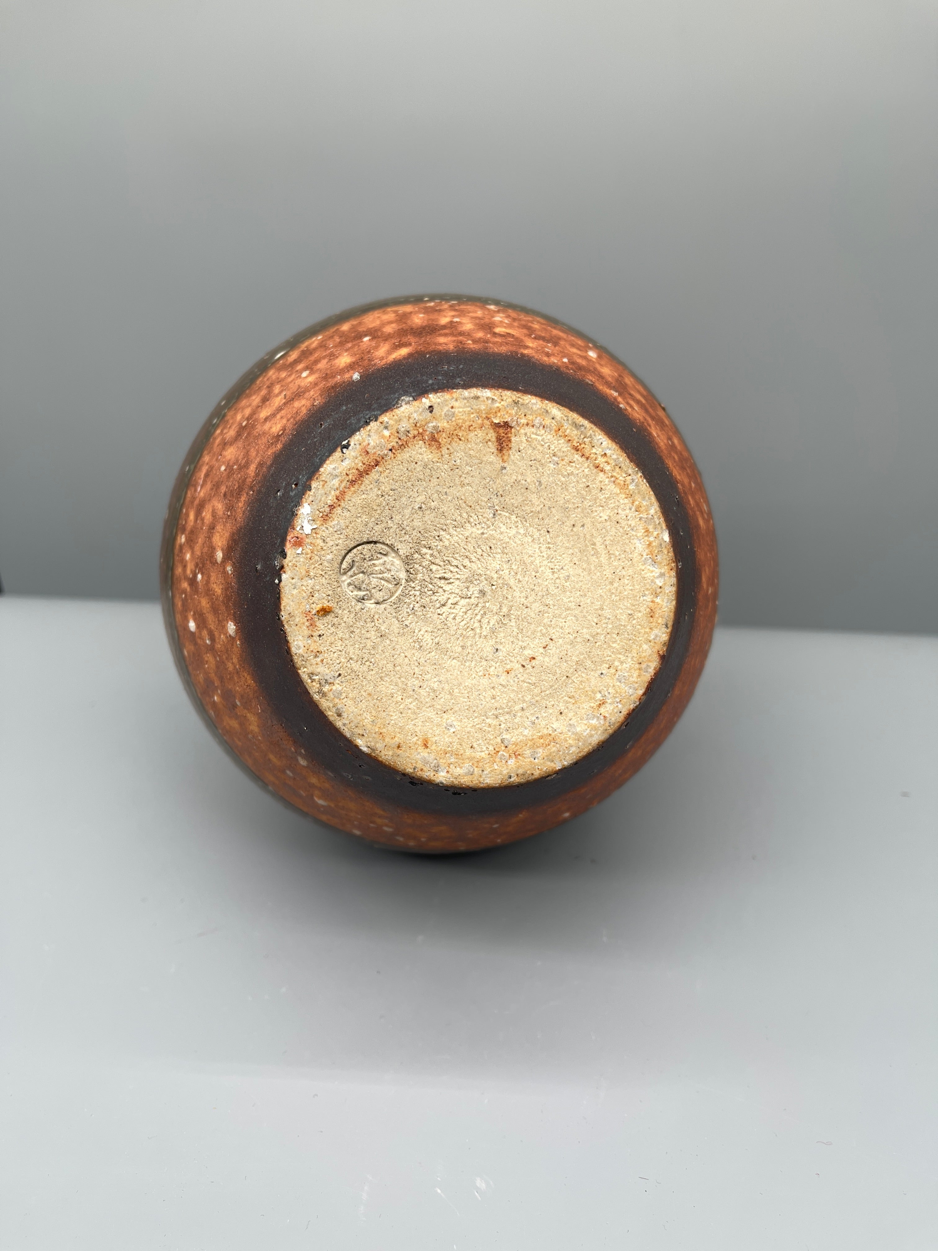 Vintage Japanese Stoneware Vase - Bizen Ware