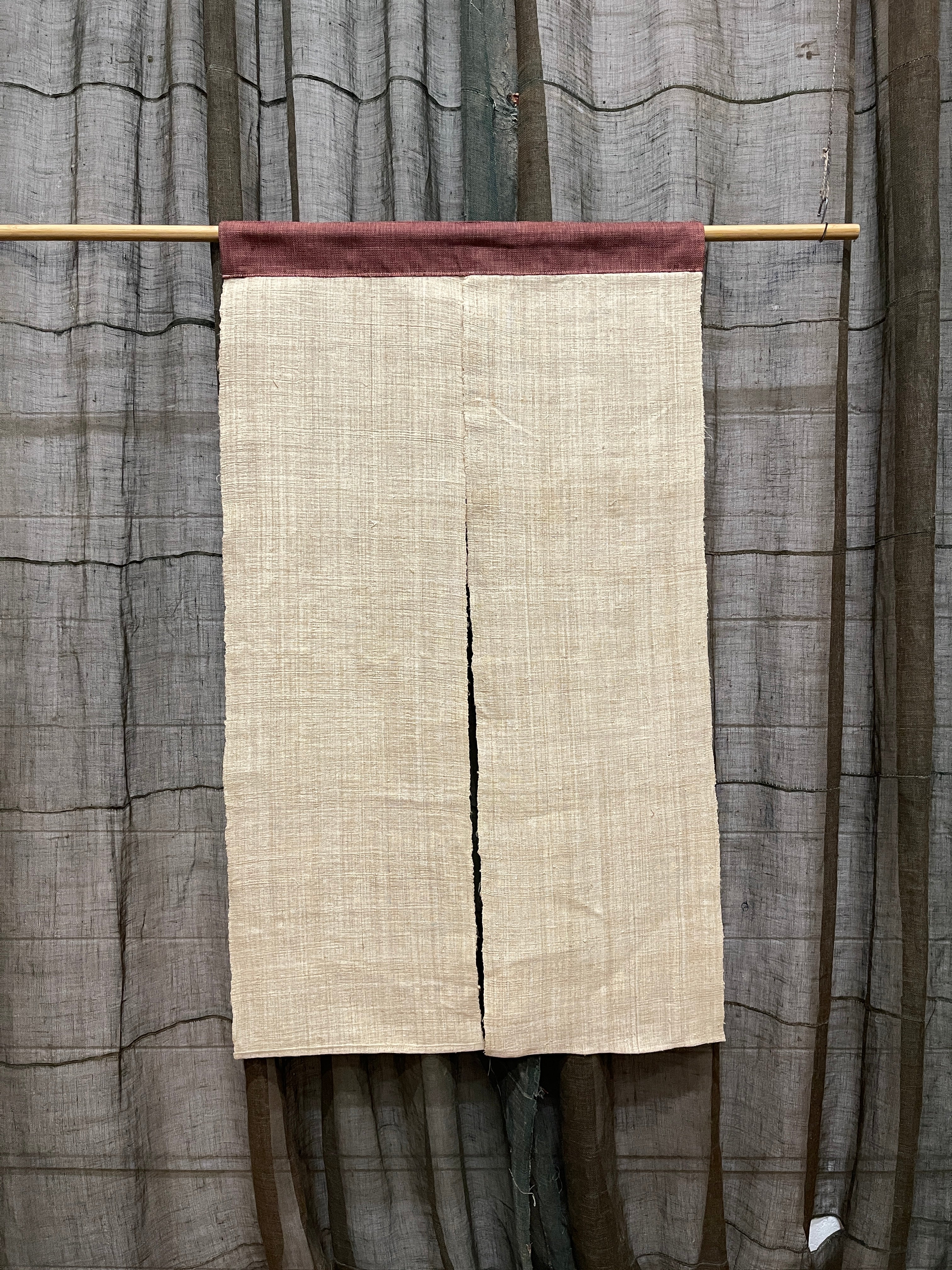 Hemp Noren, Panelled Curtain