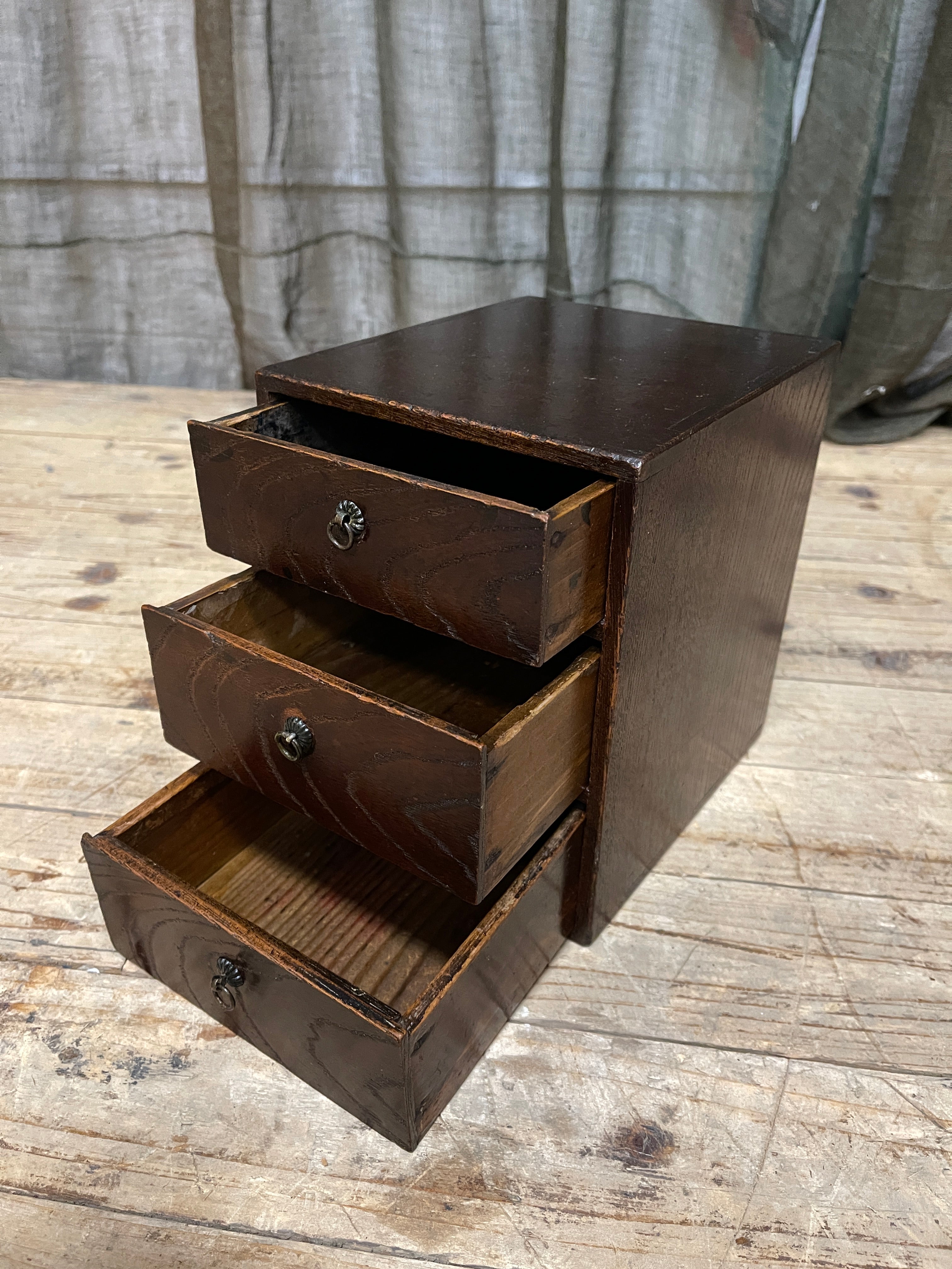 Japanese Three-Drawer Storage Box - 1910's