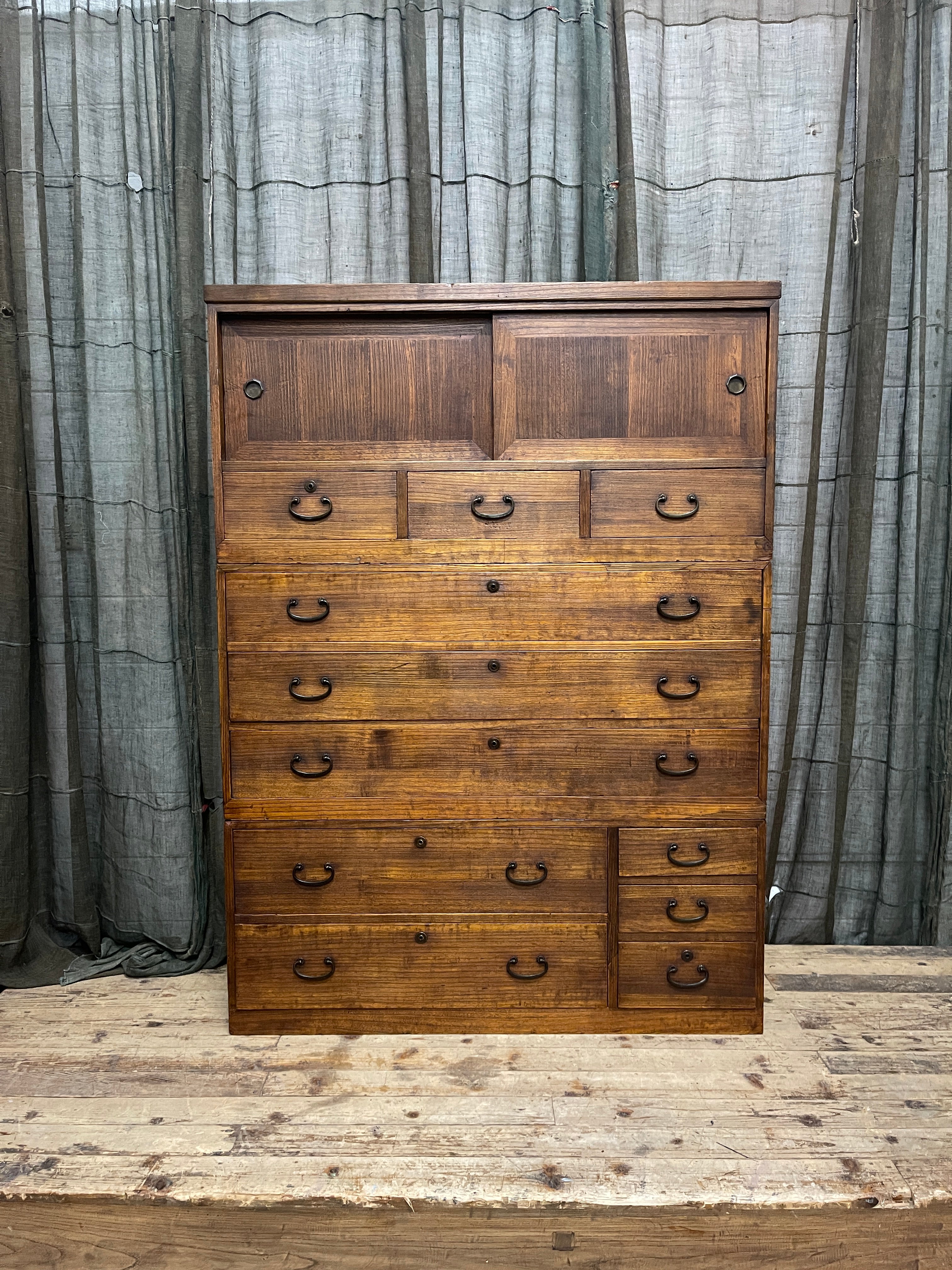 Vintage Japanese Isho Dansu, Clothing Chest - Paulownia | Showa, mid-20th Century