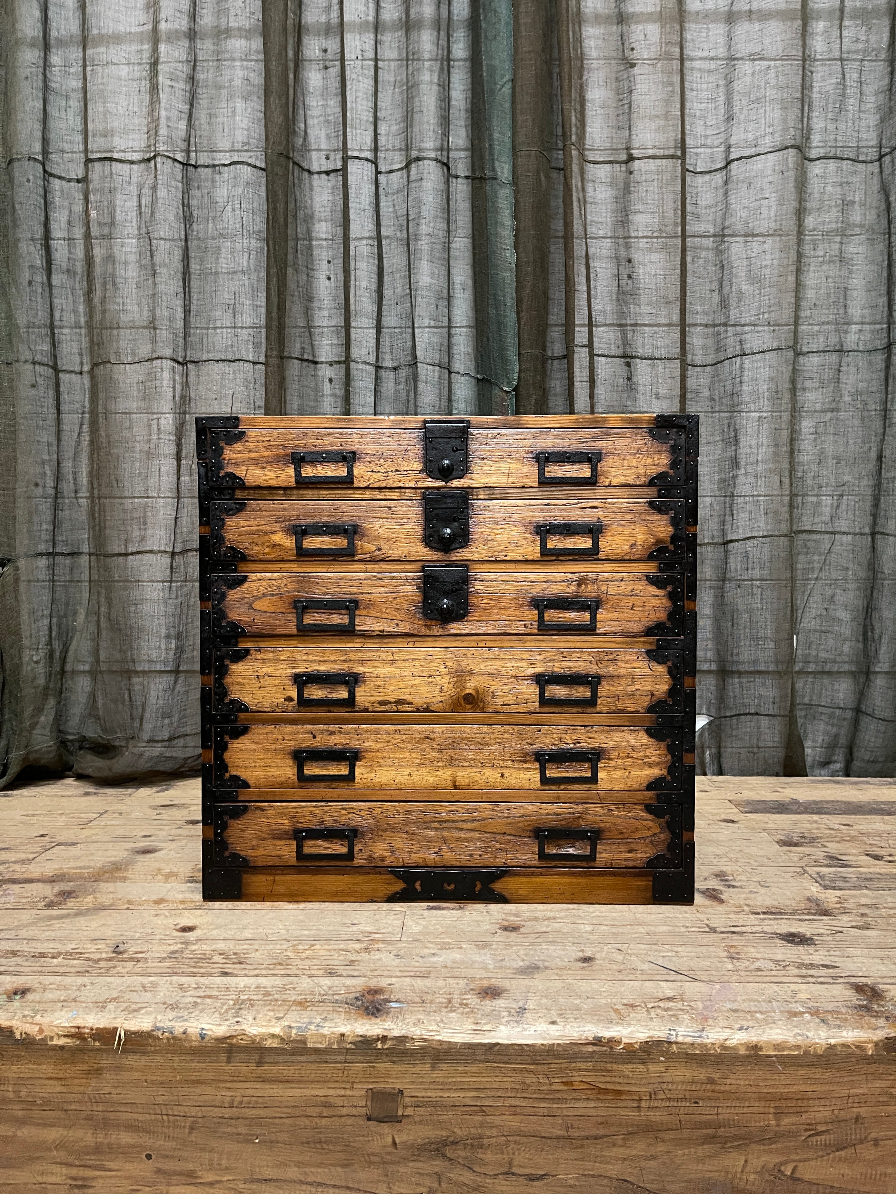 Japanese Choba Dansu, Merchant's Chest – Cypress & Cedar & Elm | Edo