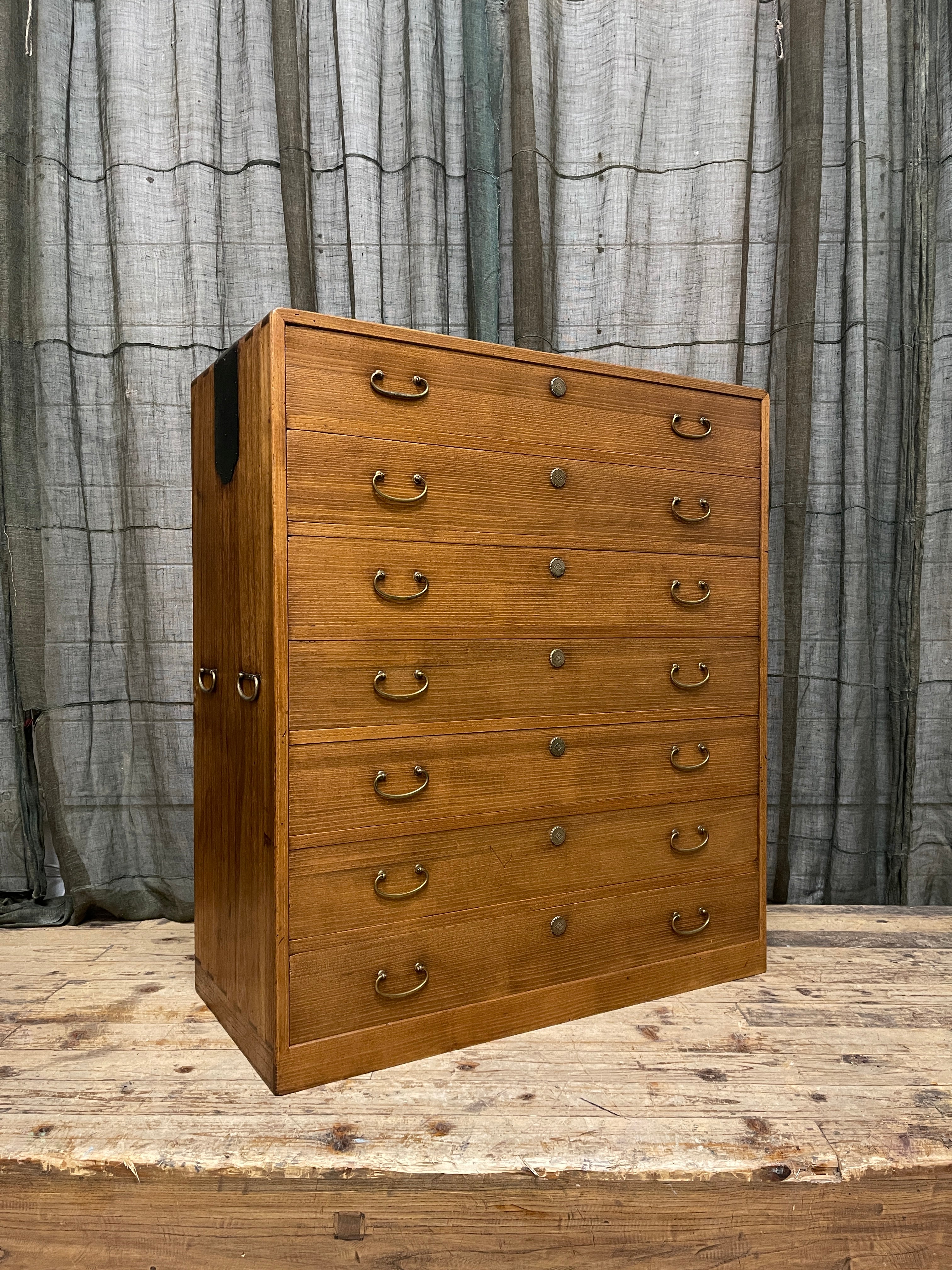 Japanese Kimono Chest of Drawers - Paulownia | Showa