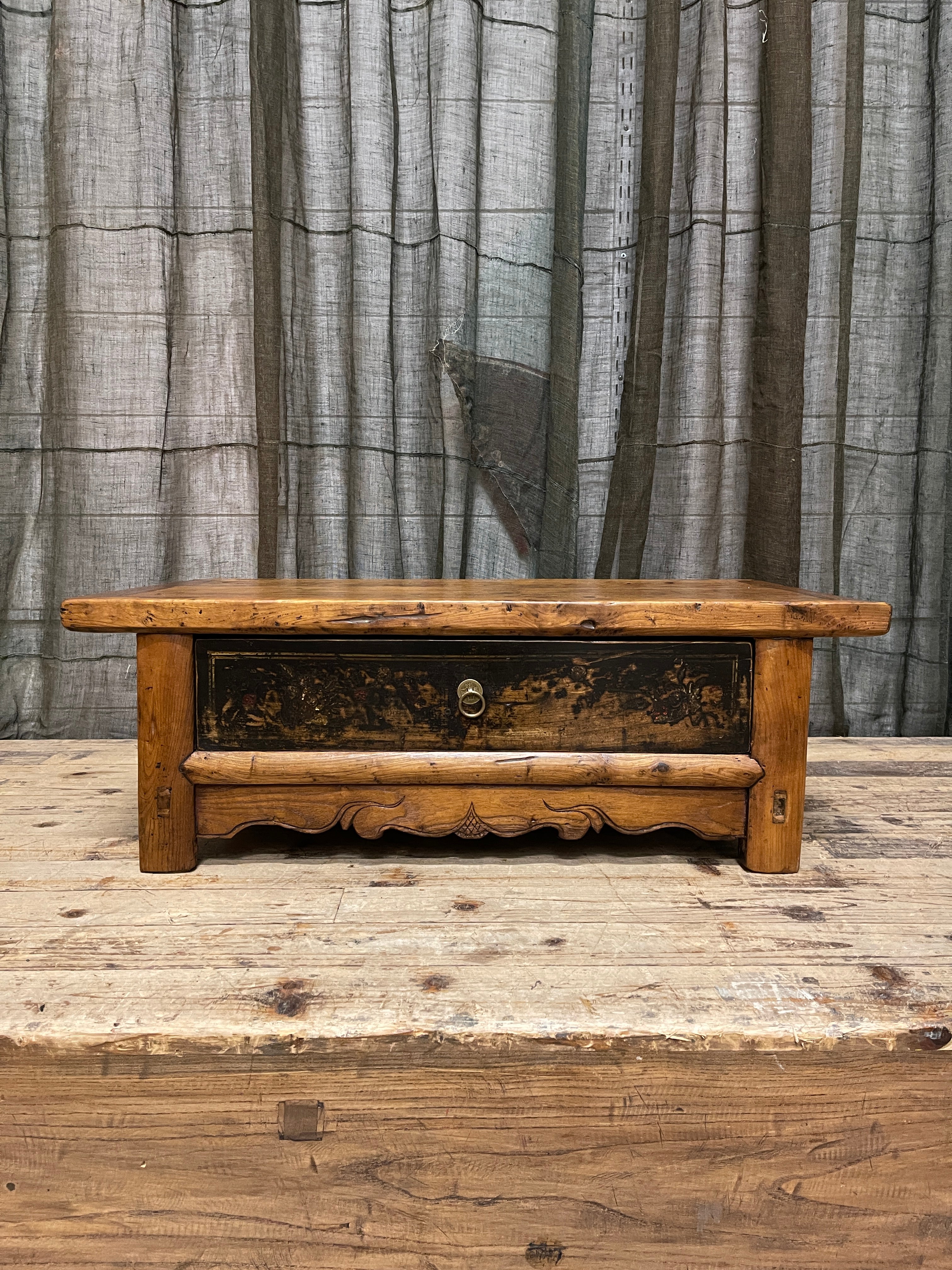 Provincial Chinese Low Table | Elm & Cypress