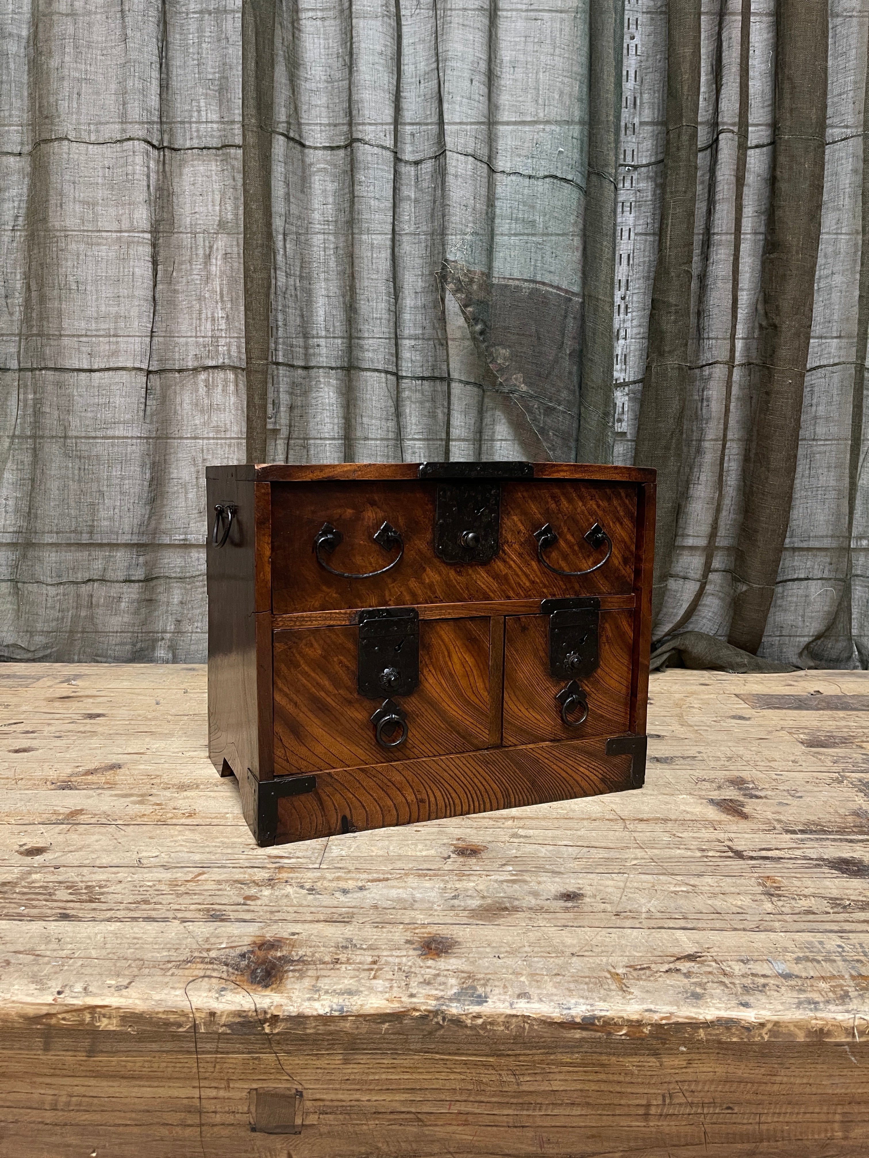 Japanese Document Drawers - Elm | Meiji