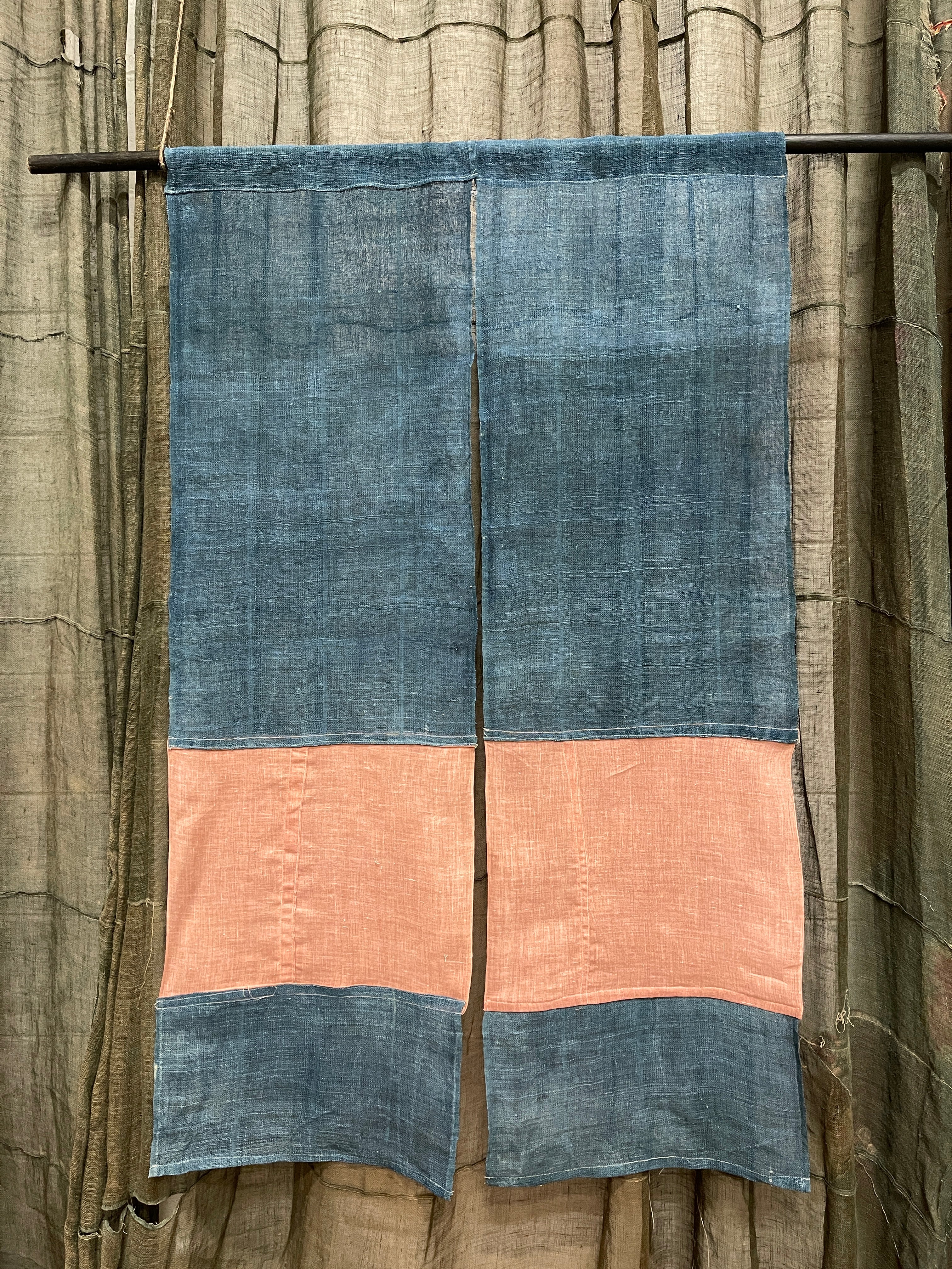 Hemp Noren, Panelled Curtain