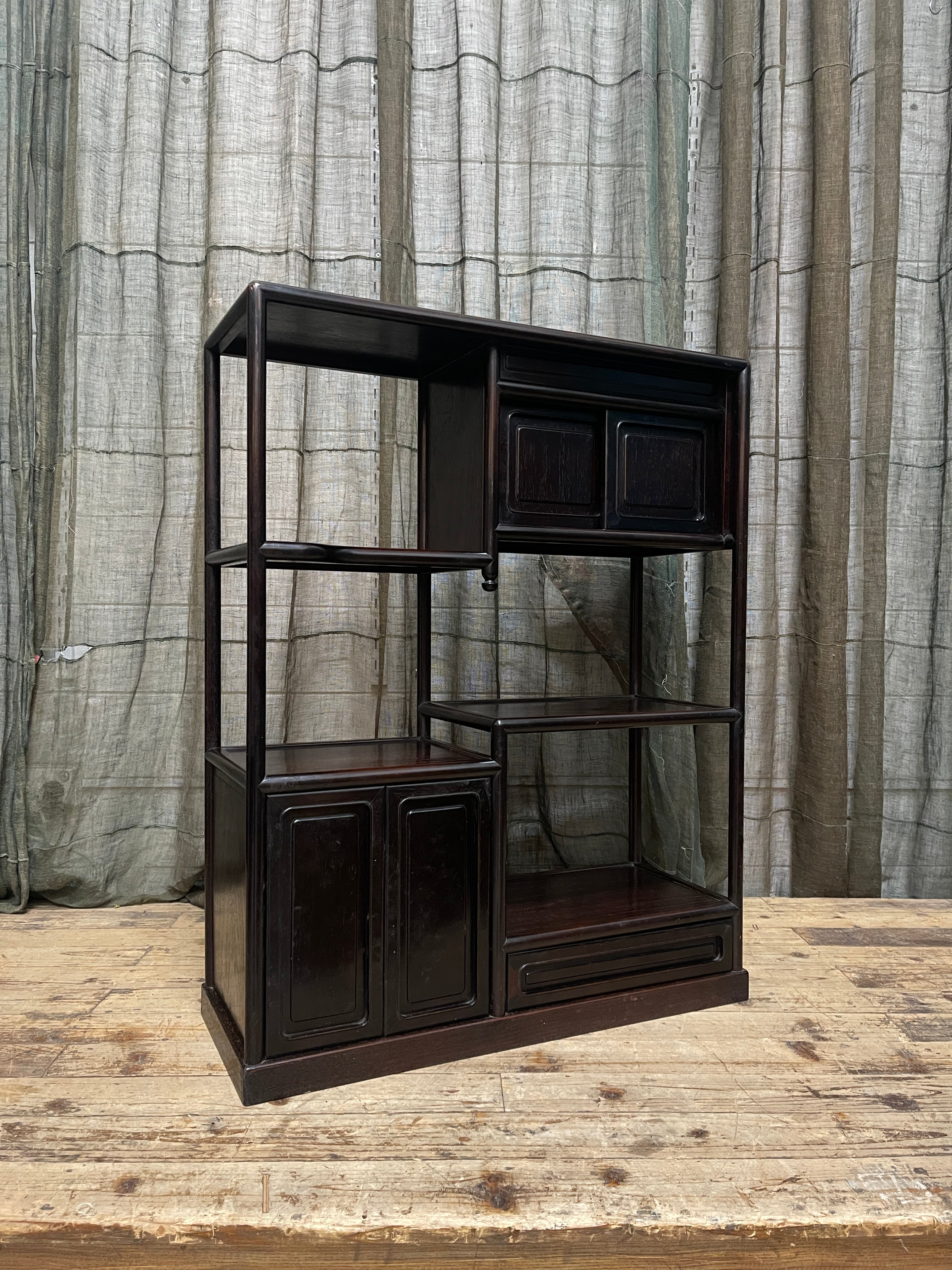 Cha Dana, Midcentury Japanese Tea Cabinet - Rosewood