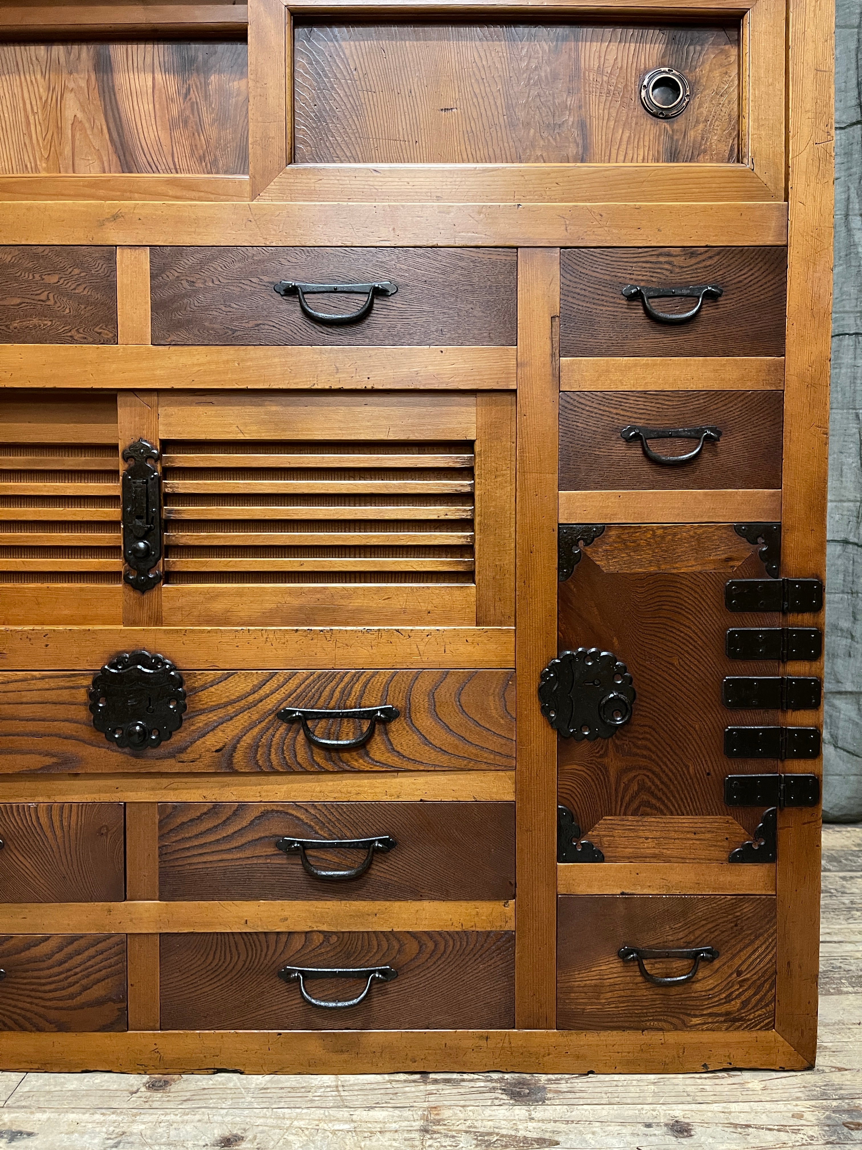 Japanese Choba Dansu, Merchant’s Chest –  Elm & Cedar | Meiji