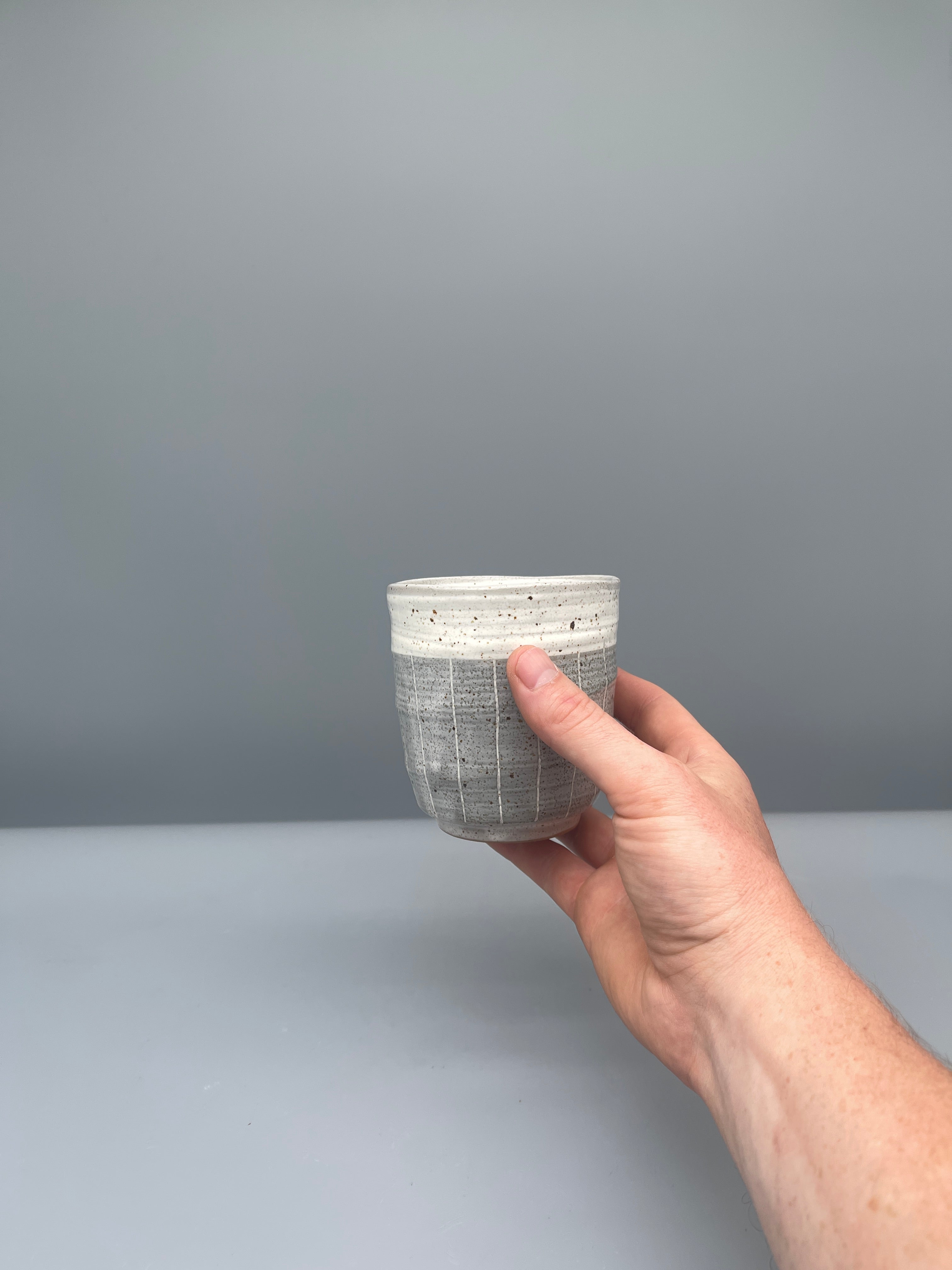 Contemporary Japanese Ceramic Cup - Pale Blue