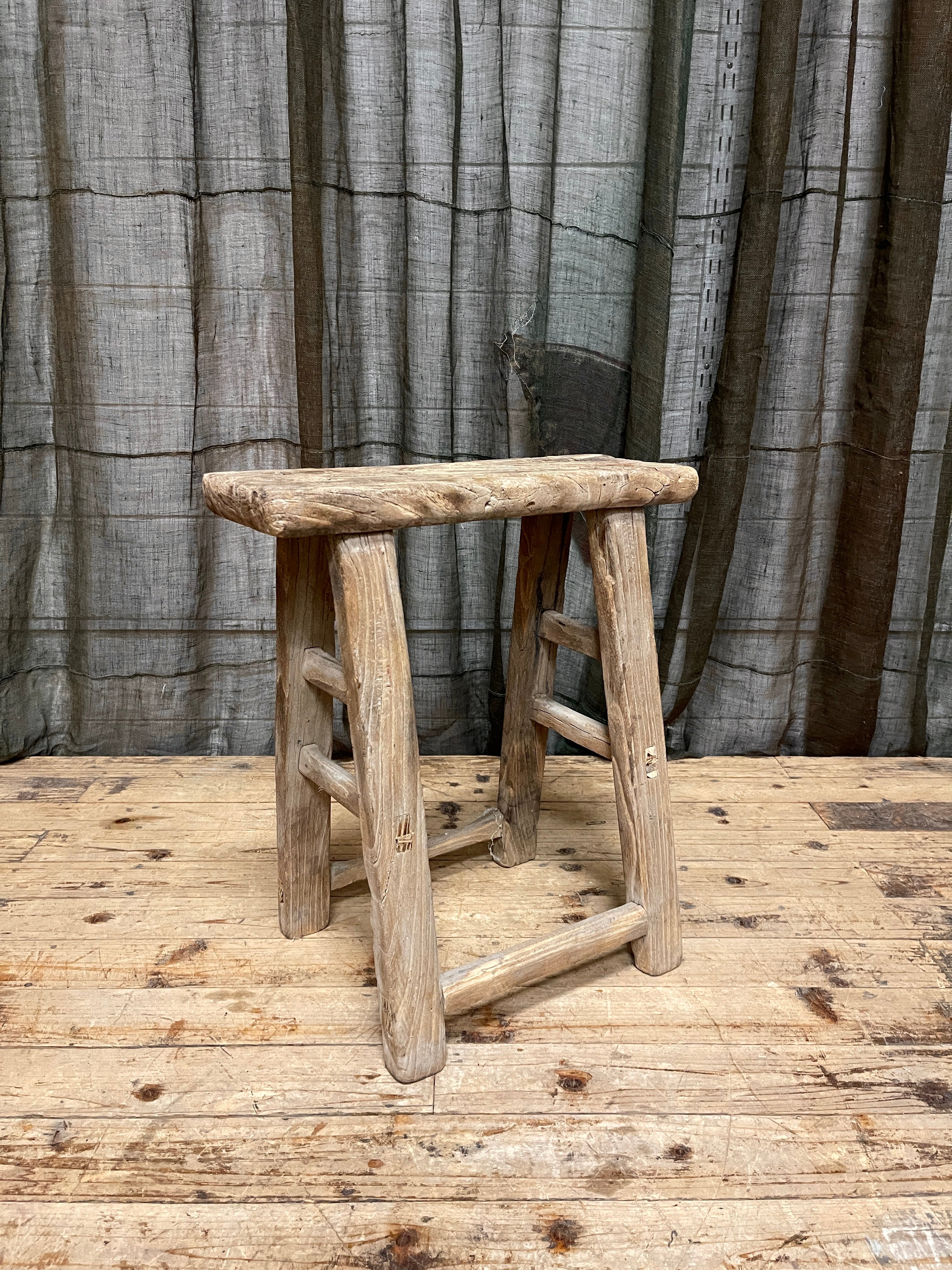 Antique Chinese Provincial Stool