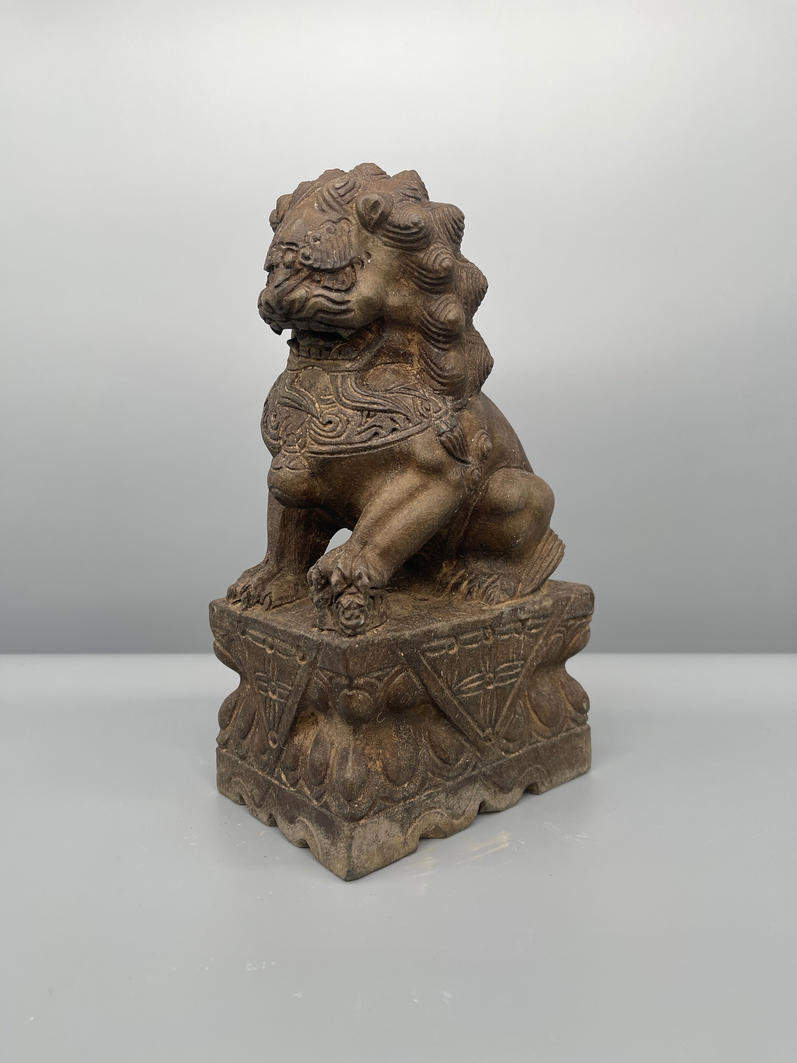Chinese Stone Foo Dog Statue