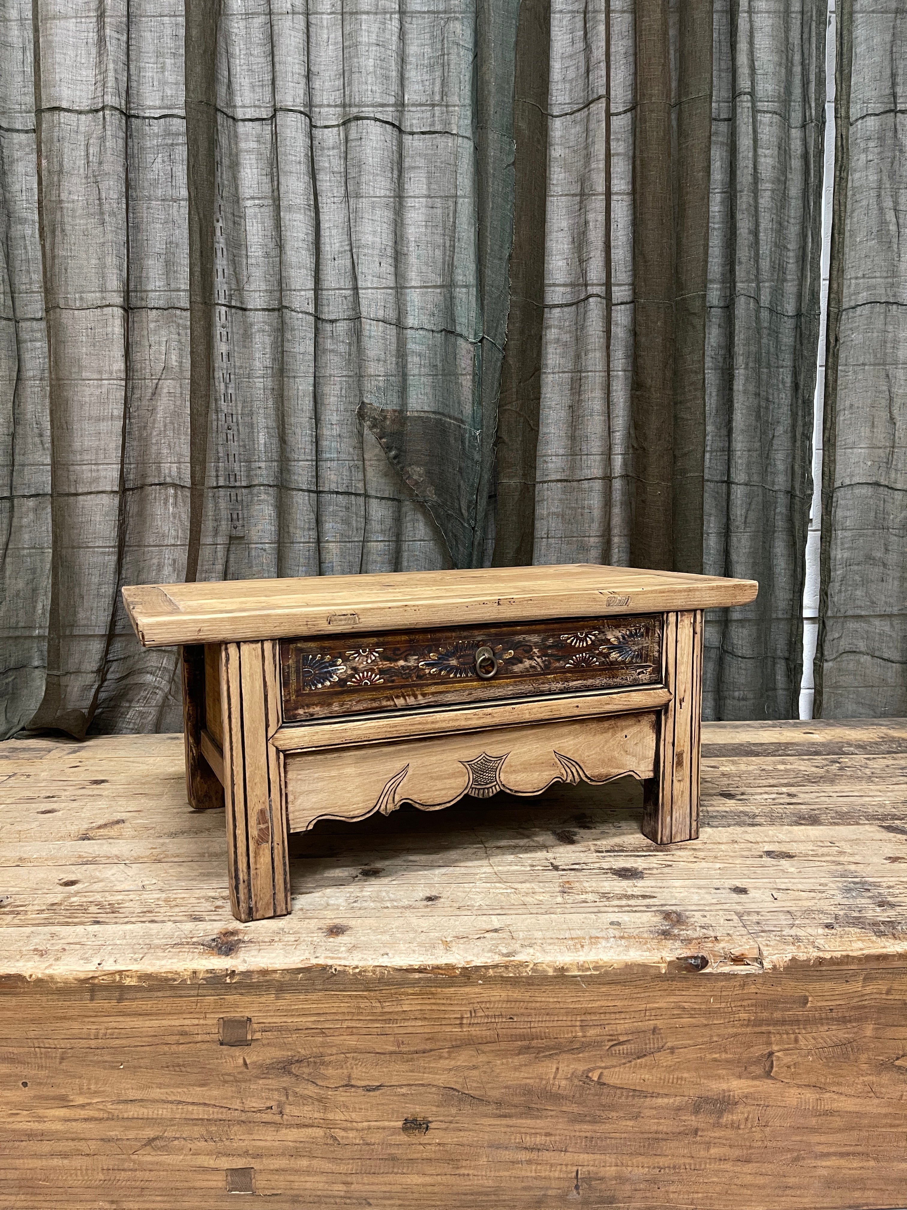 Provincial Chinese Low Table | Elm