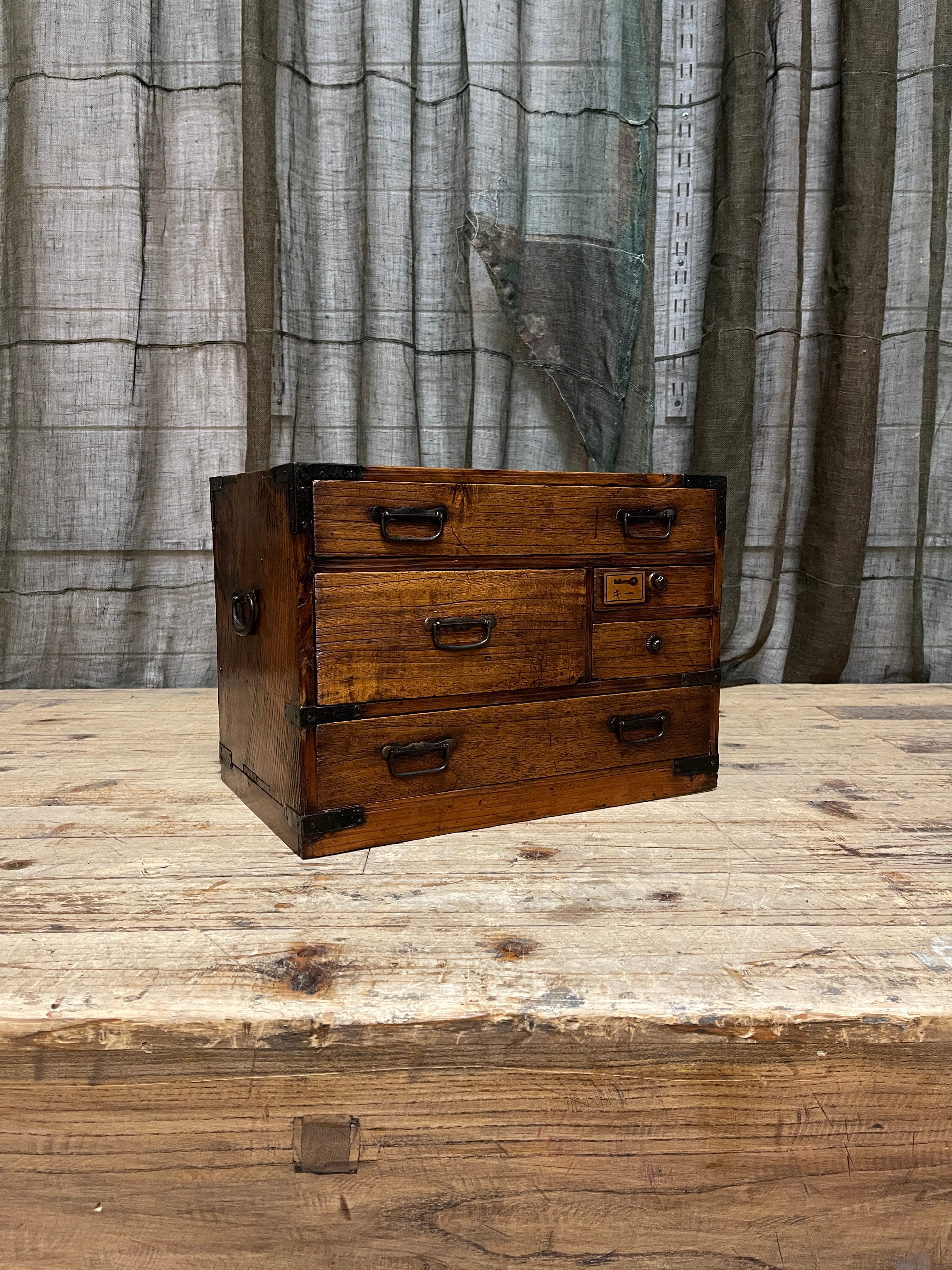 Japanese 5 Drawer Chest - Cedar & Paulownia | Taisho