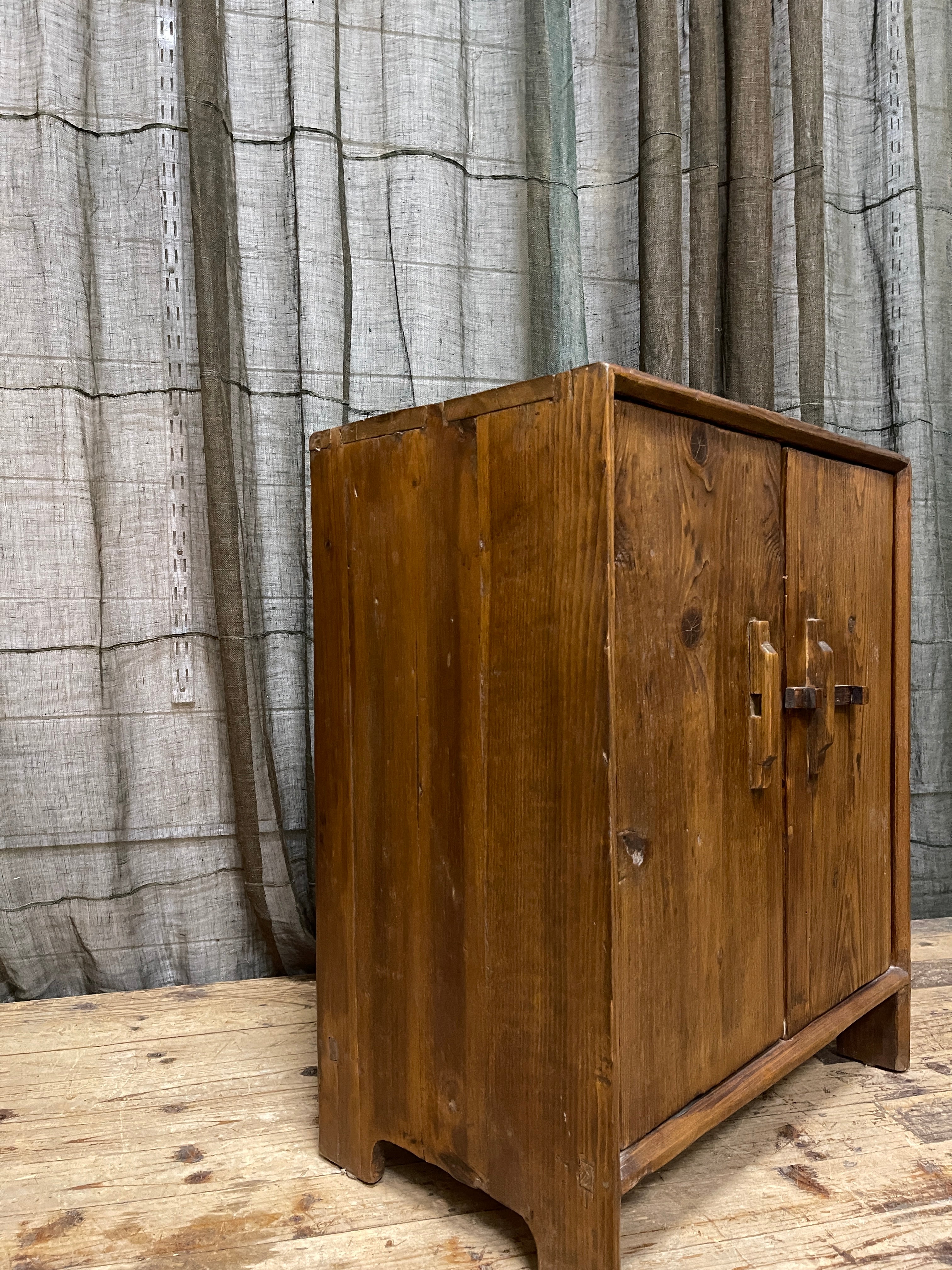Provincial Style Chinese Recycled Timber Side Cabinet