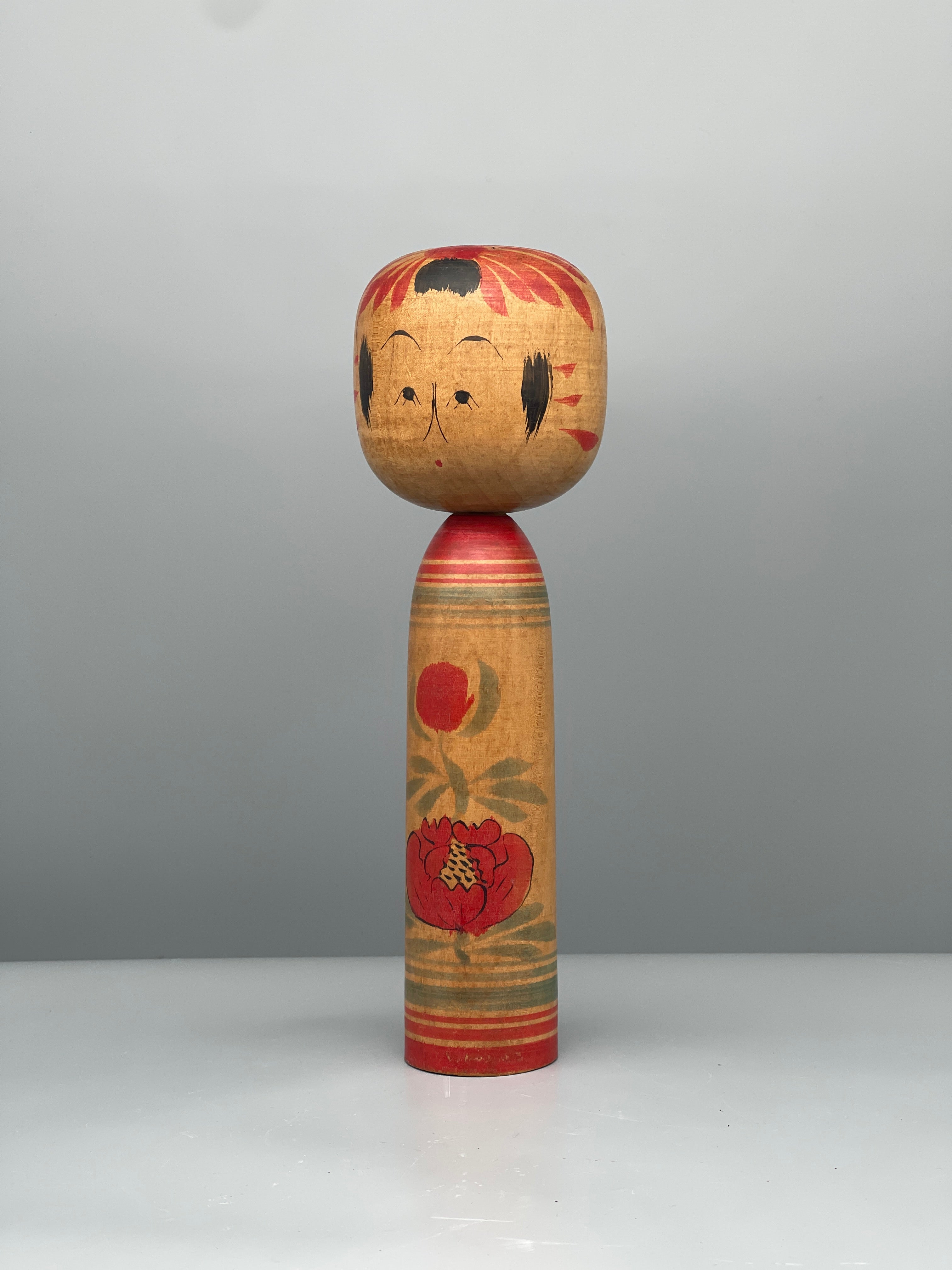 Vintage Japanese Zao Style Kokeshi Doll By Kichitaro Kimura
