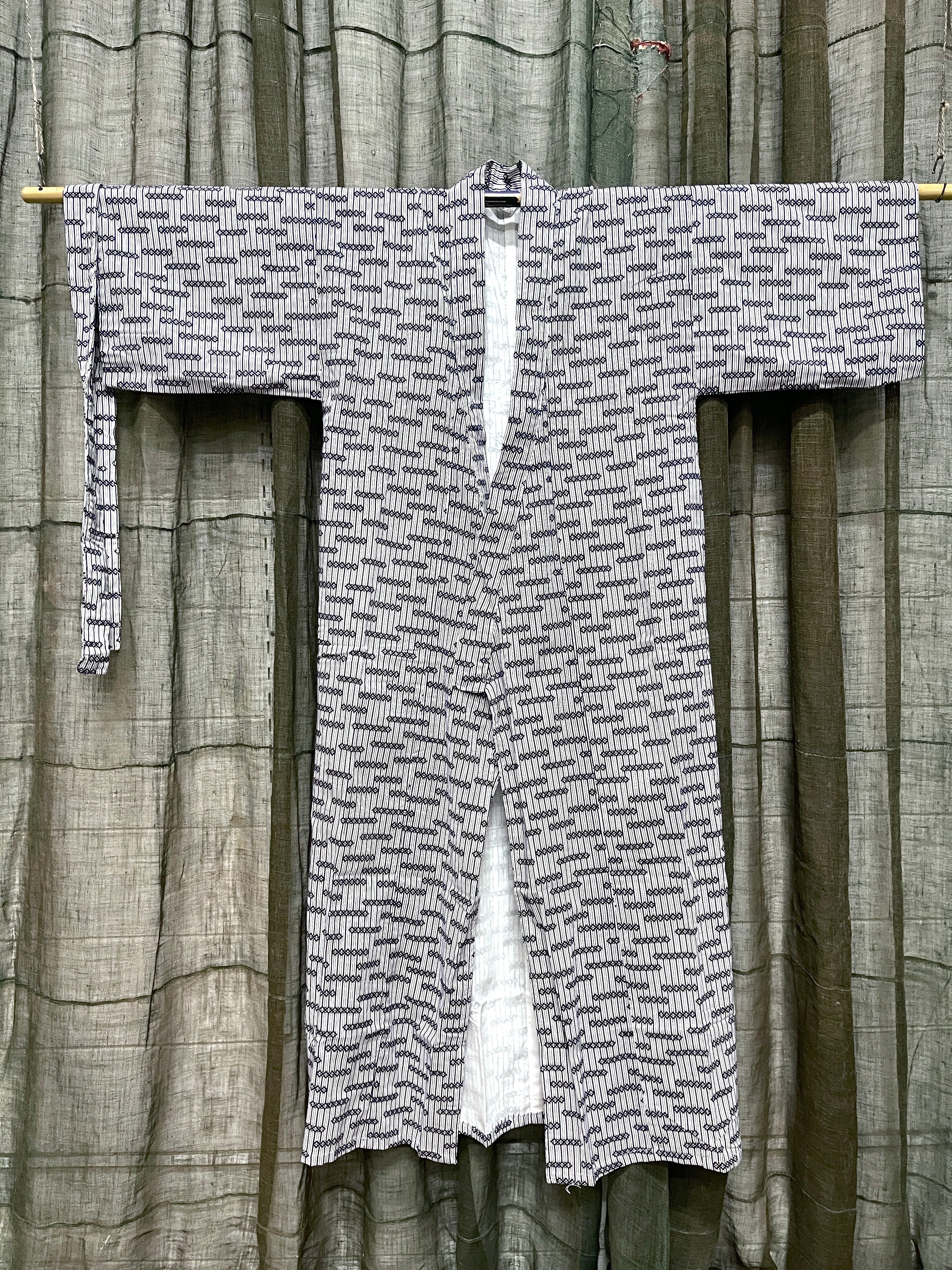 Nemaki, Japanese Cotton House Robe - Unisex
