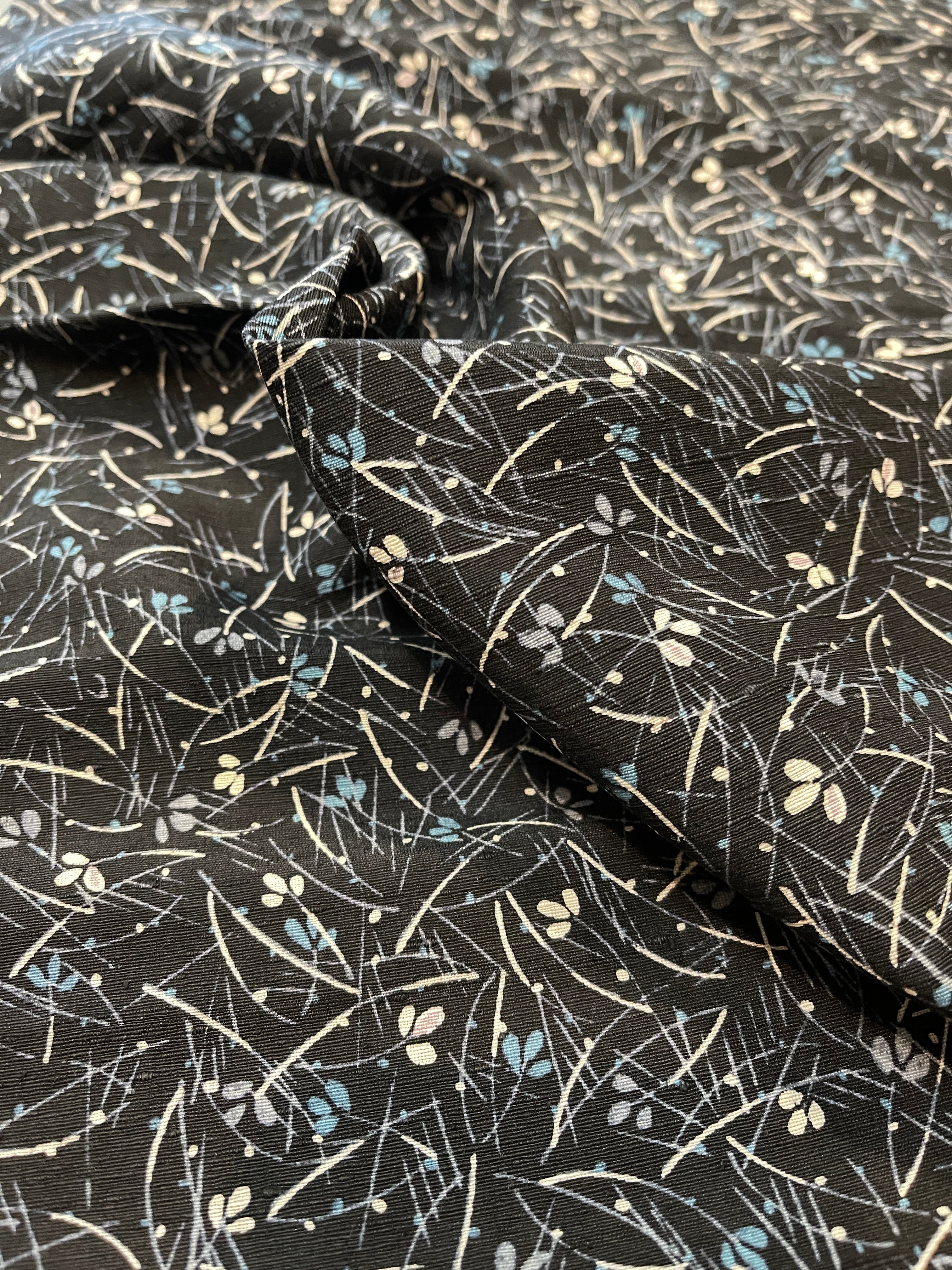 Japanese Silk & Cotton Mix Fabric
