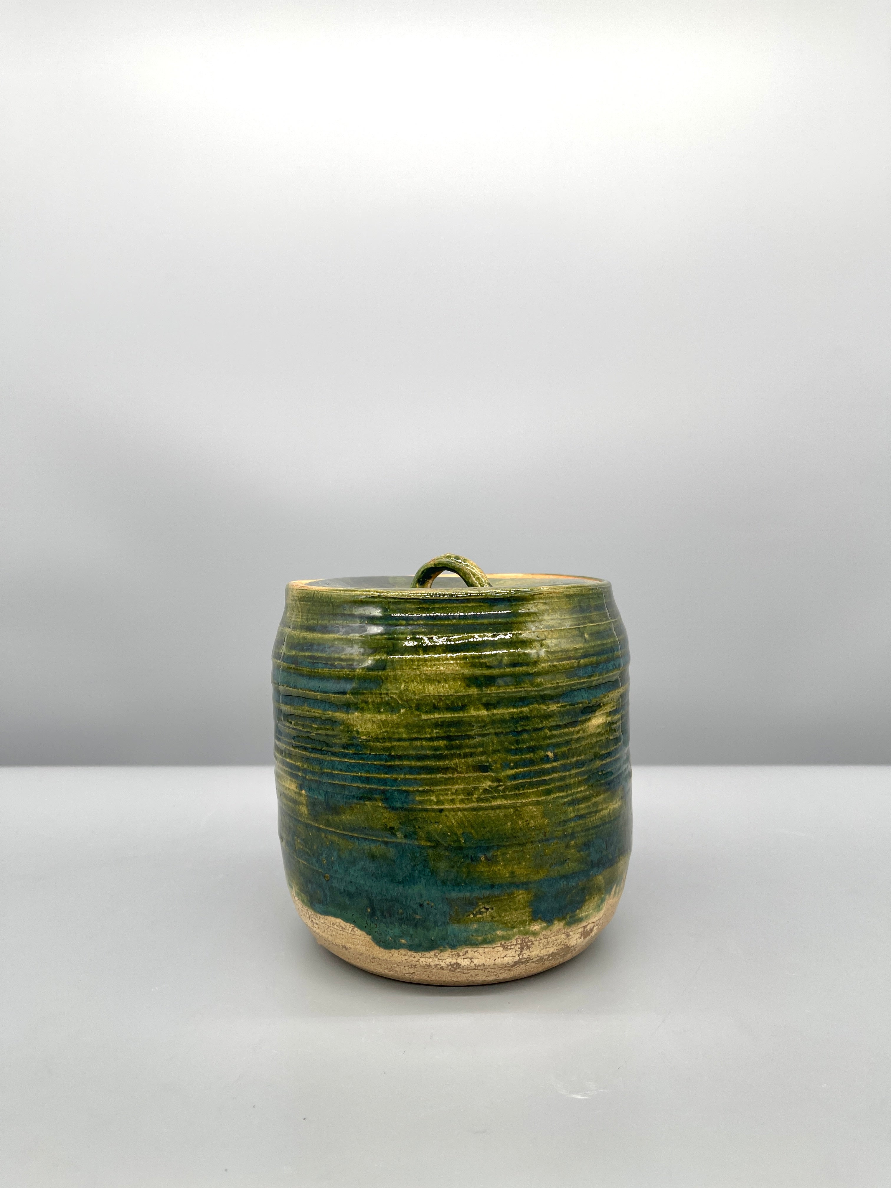 Japanes Pottery Oribe Mizusashi