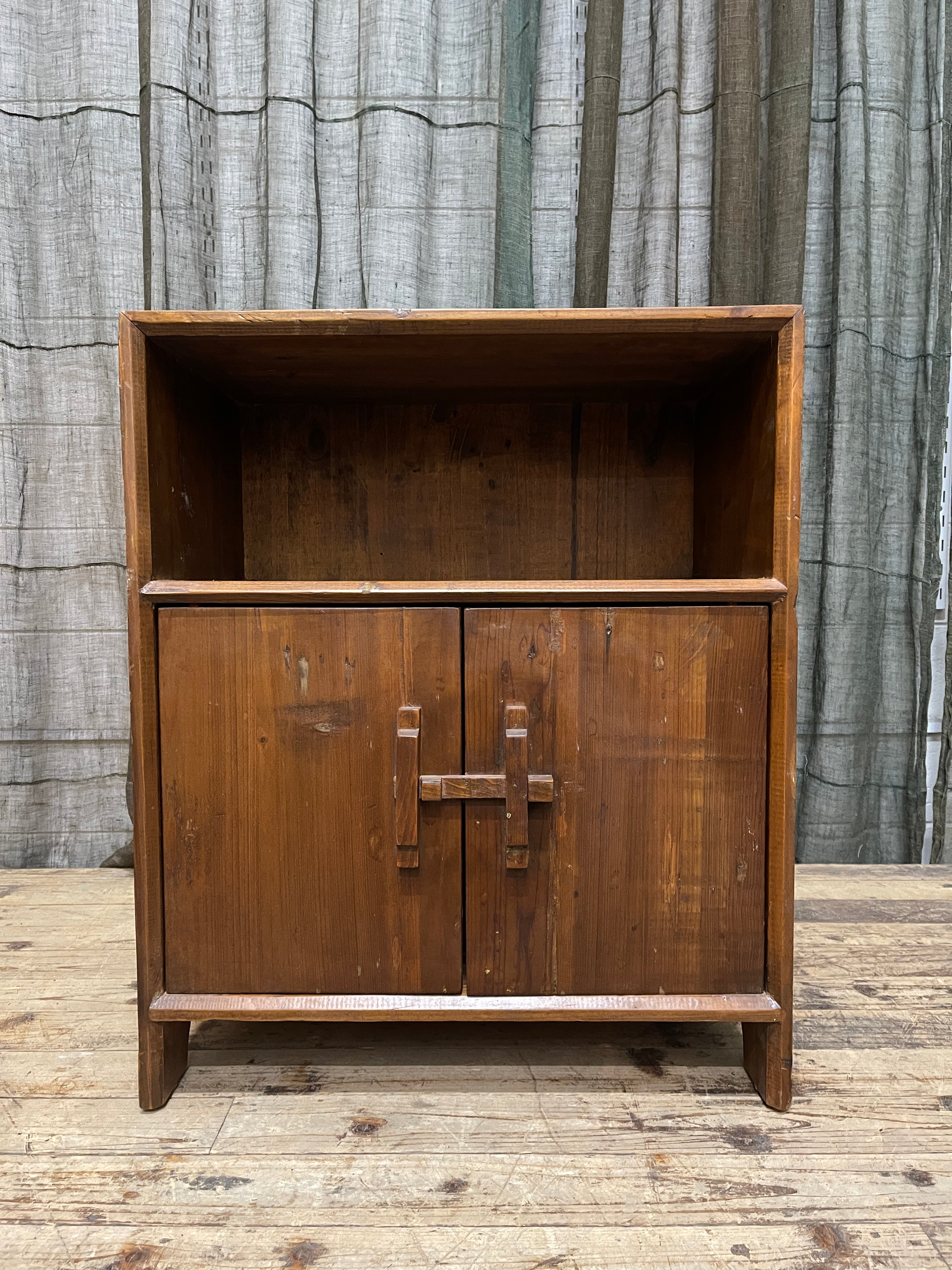 Provincial Style Chinese Recycled Timber Side Cabinet