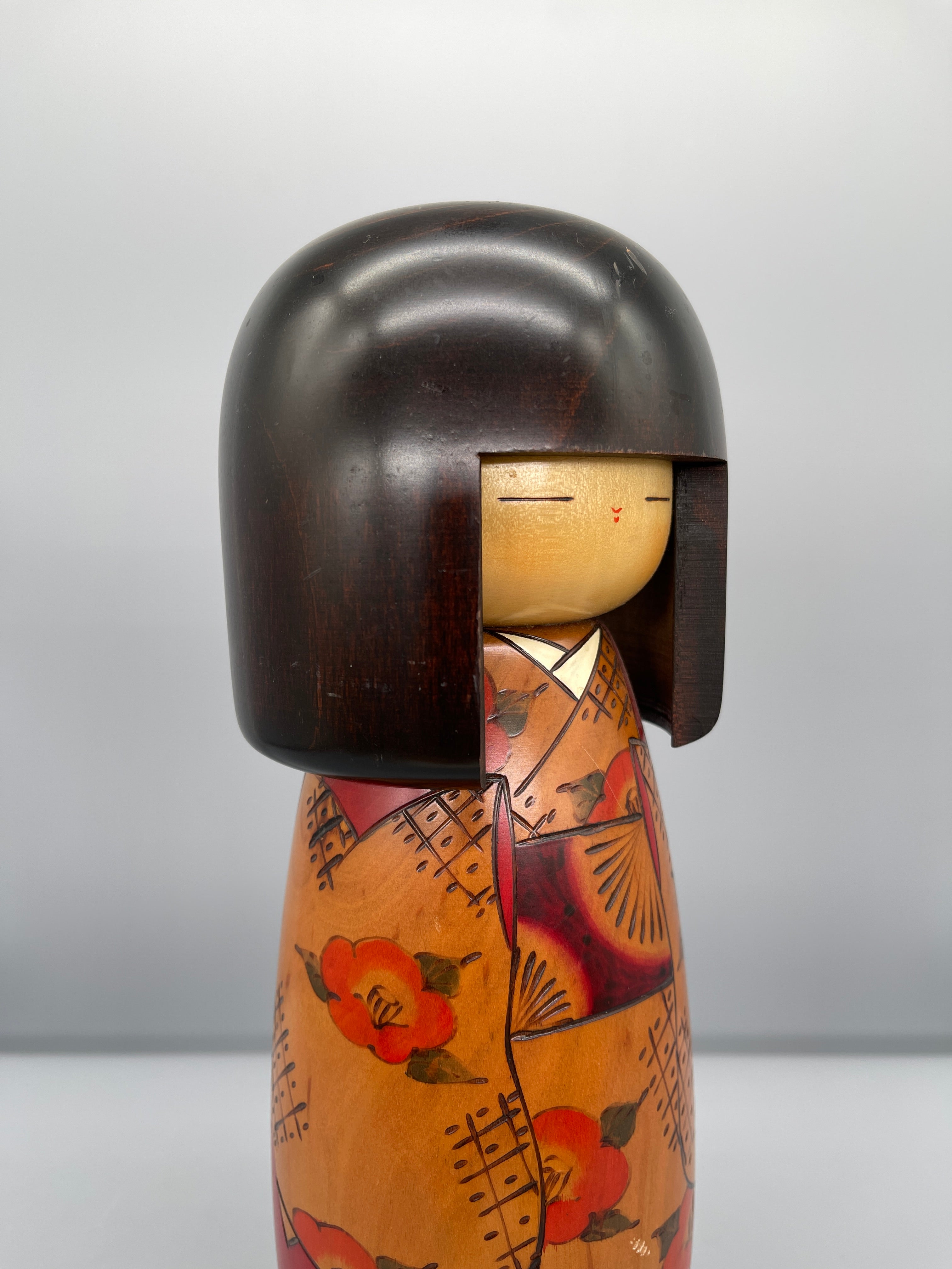 Vintage Japanese Sosaku Kokeshi Doll by Okamoto Usaburo | c.1960