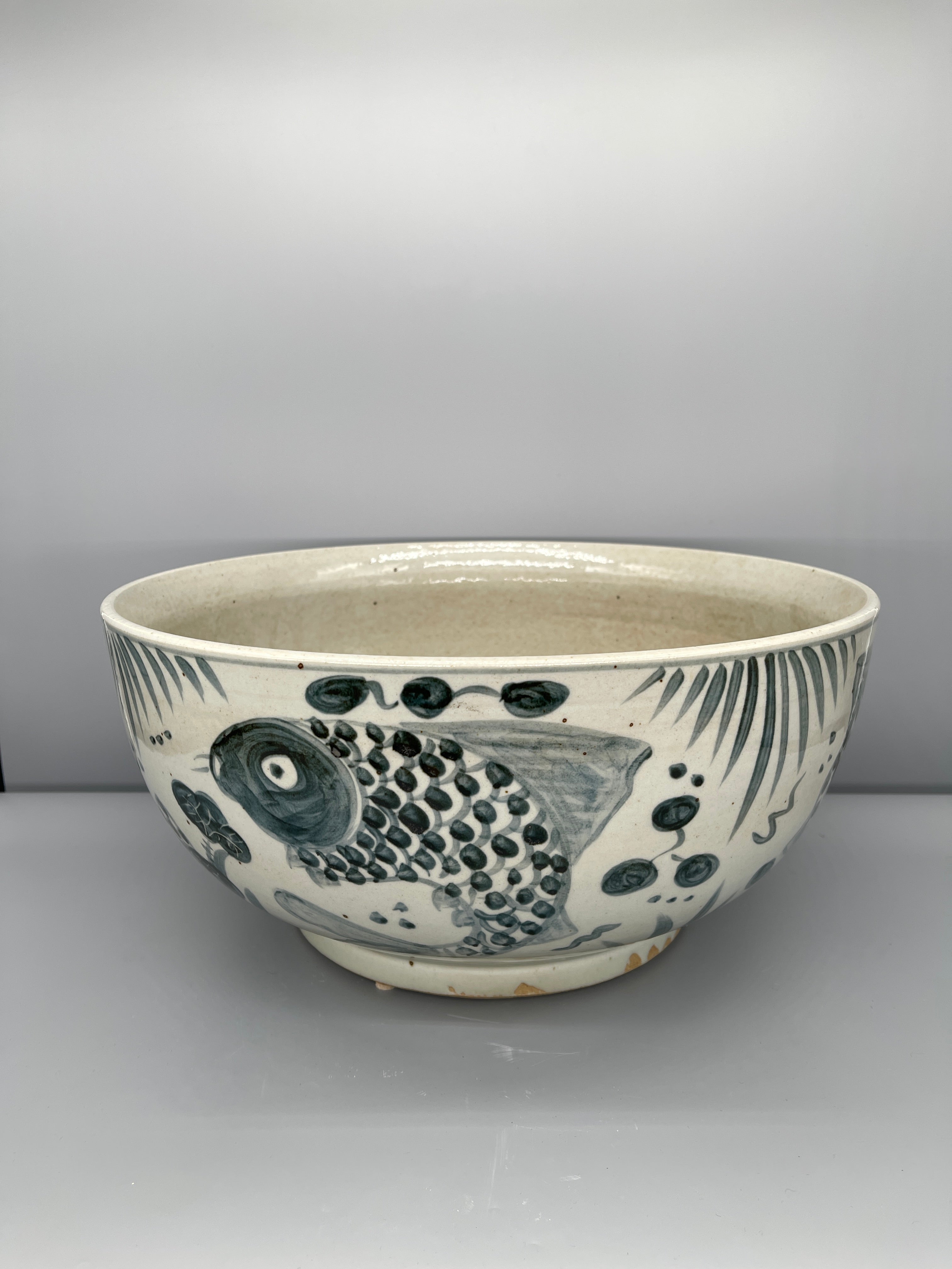 Large Chinese Hand Painted Porcelain Bowl