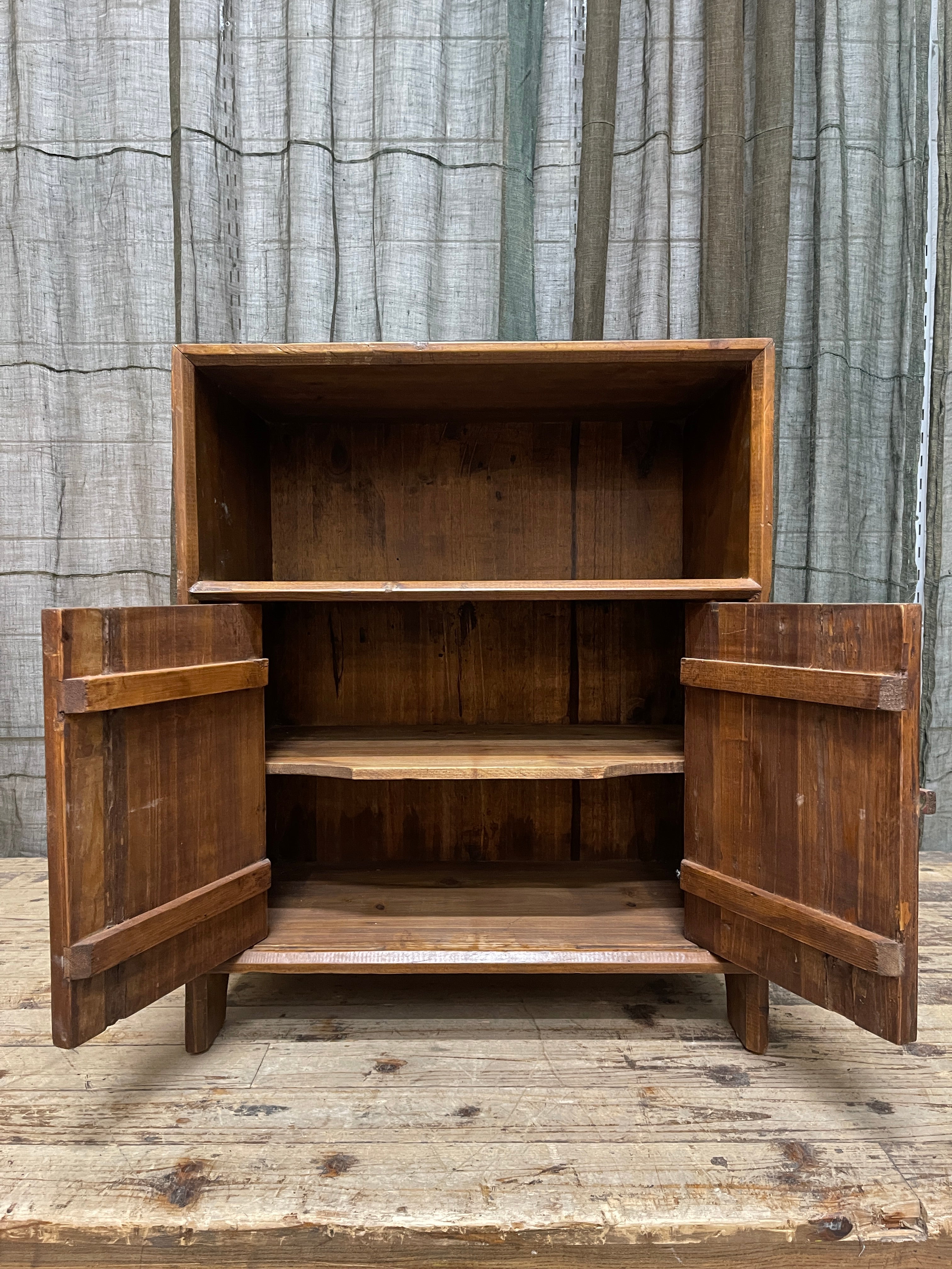 Provincial Style Chinese Recycled Timber Side Cabinet