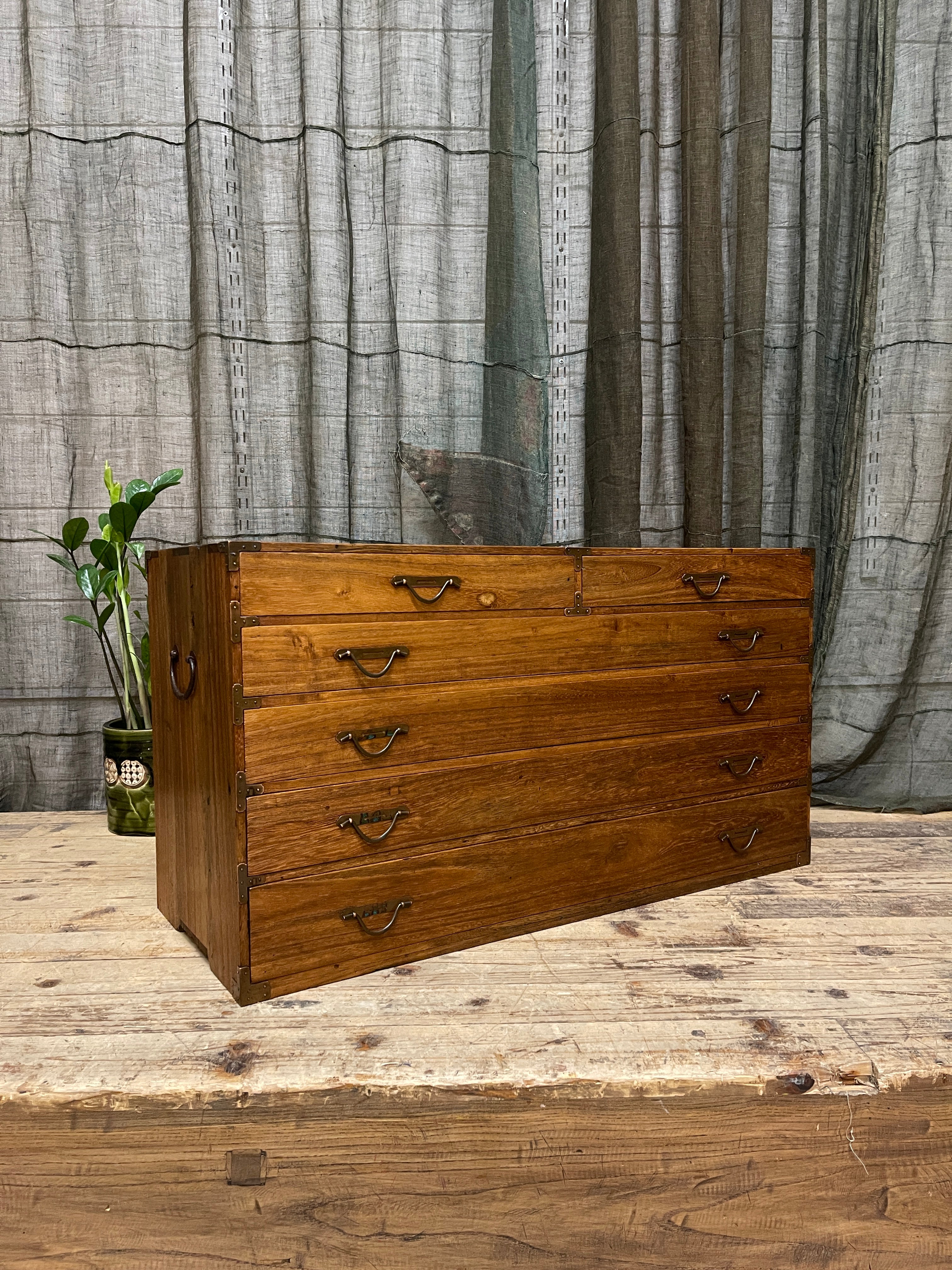 Japanese 6 Drawer Chest - paulownia | Meiji
