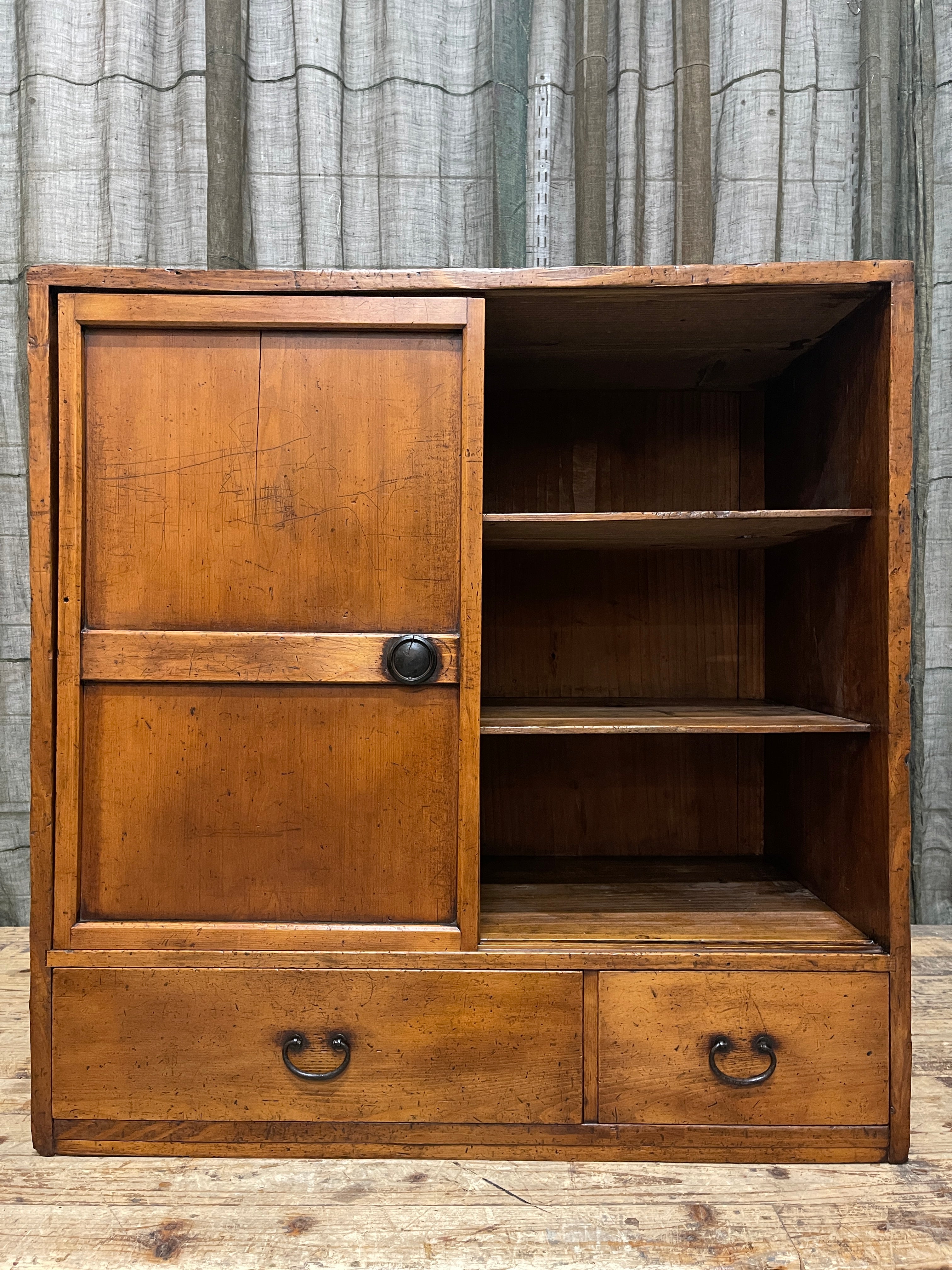 Getabako, Japanese Shoe Storage Cabinet - Cypress & Cedar | Meiji