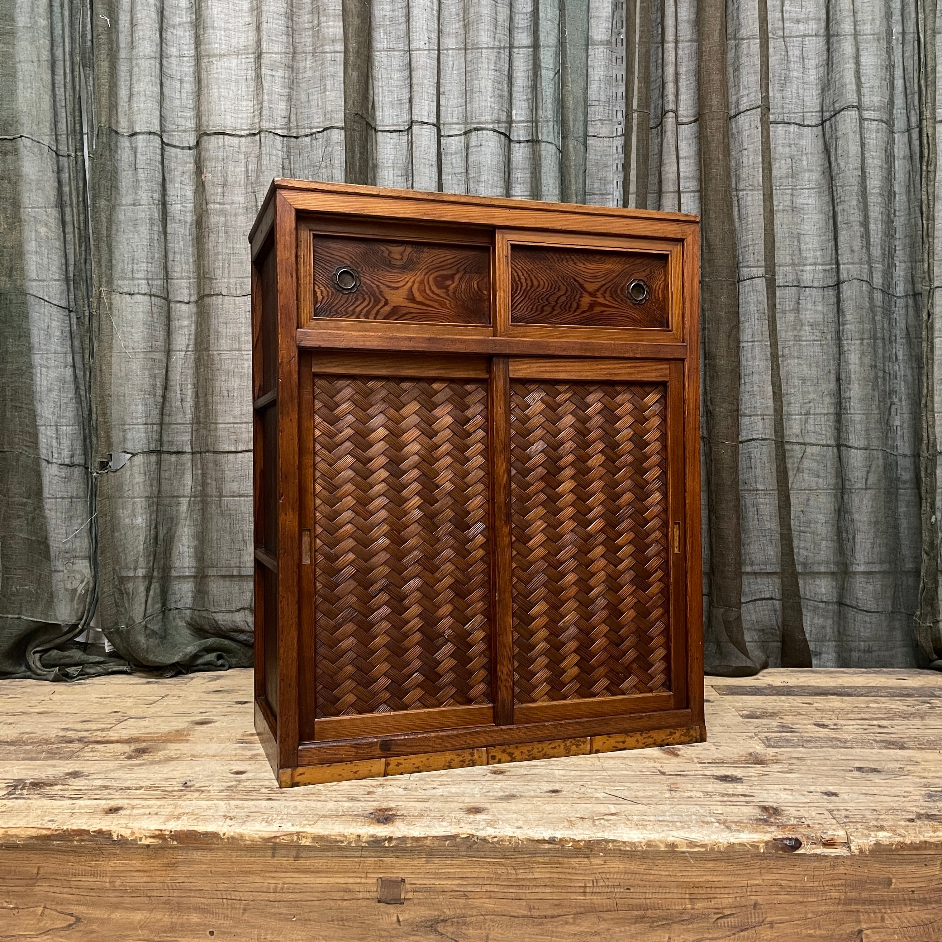 Cha Dansu, Japanese Tea Cabinet - Cedar | Taisho