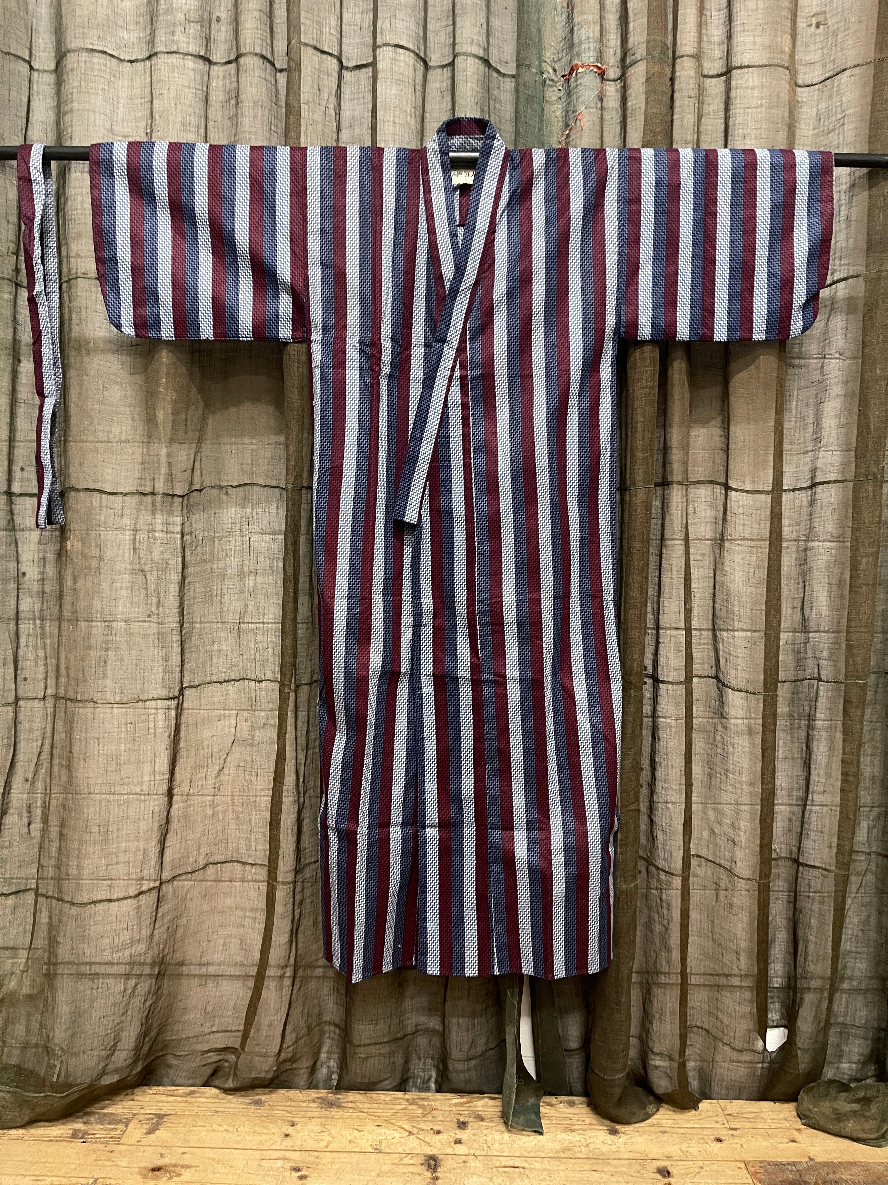 Nemaki, Japanese Flannel Cotton House Robe - Unisex