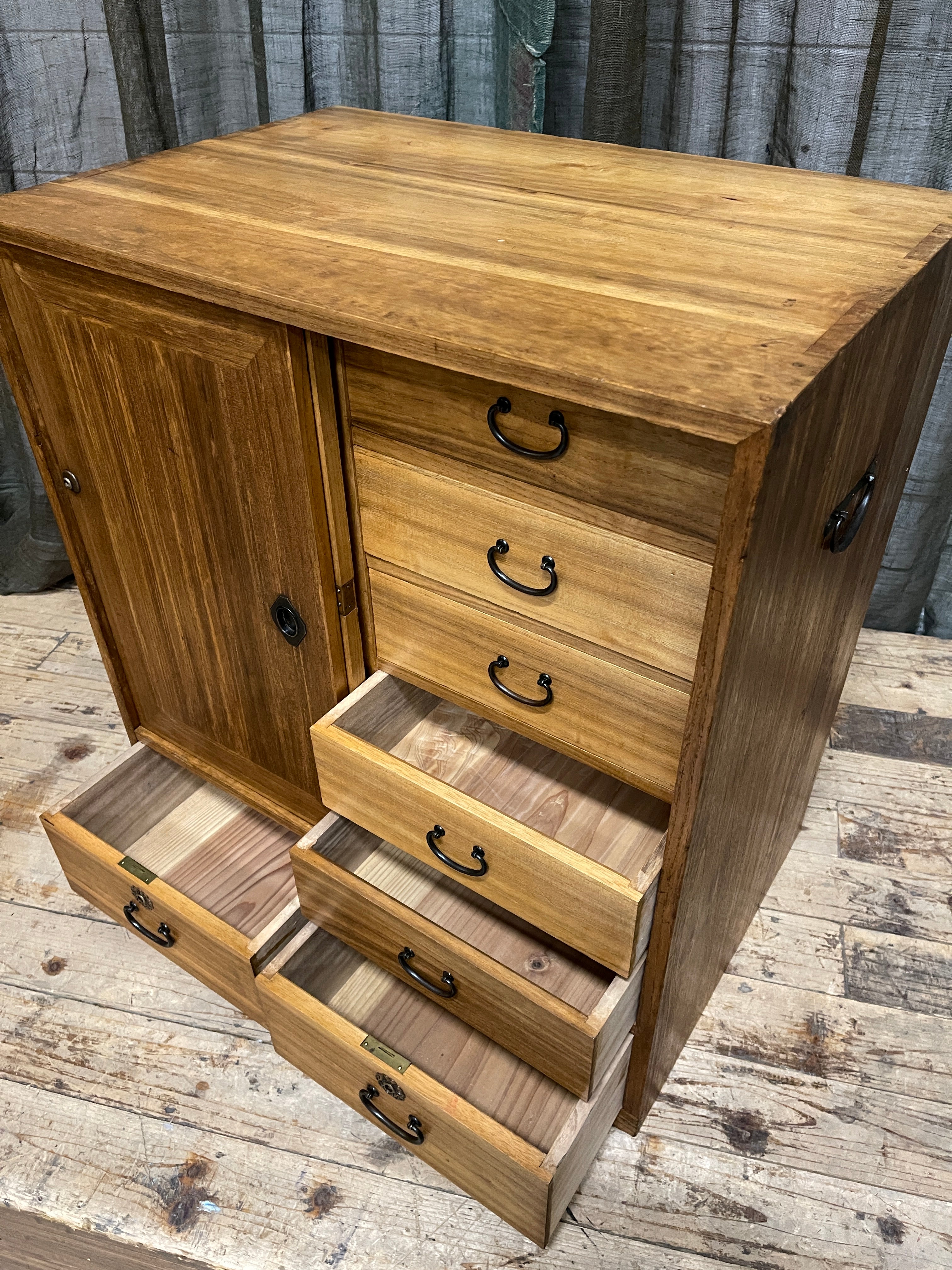 Japanese Storage Cabinet - Paulownia | Midcentury