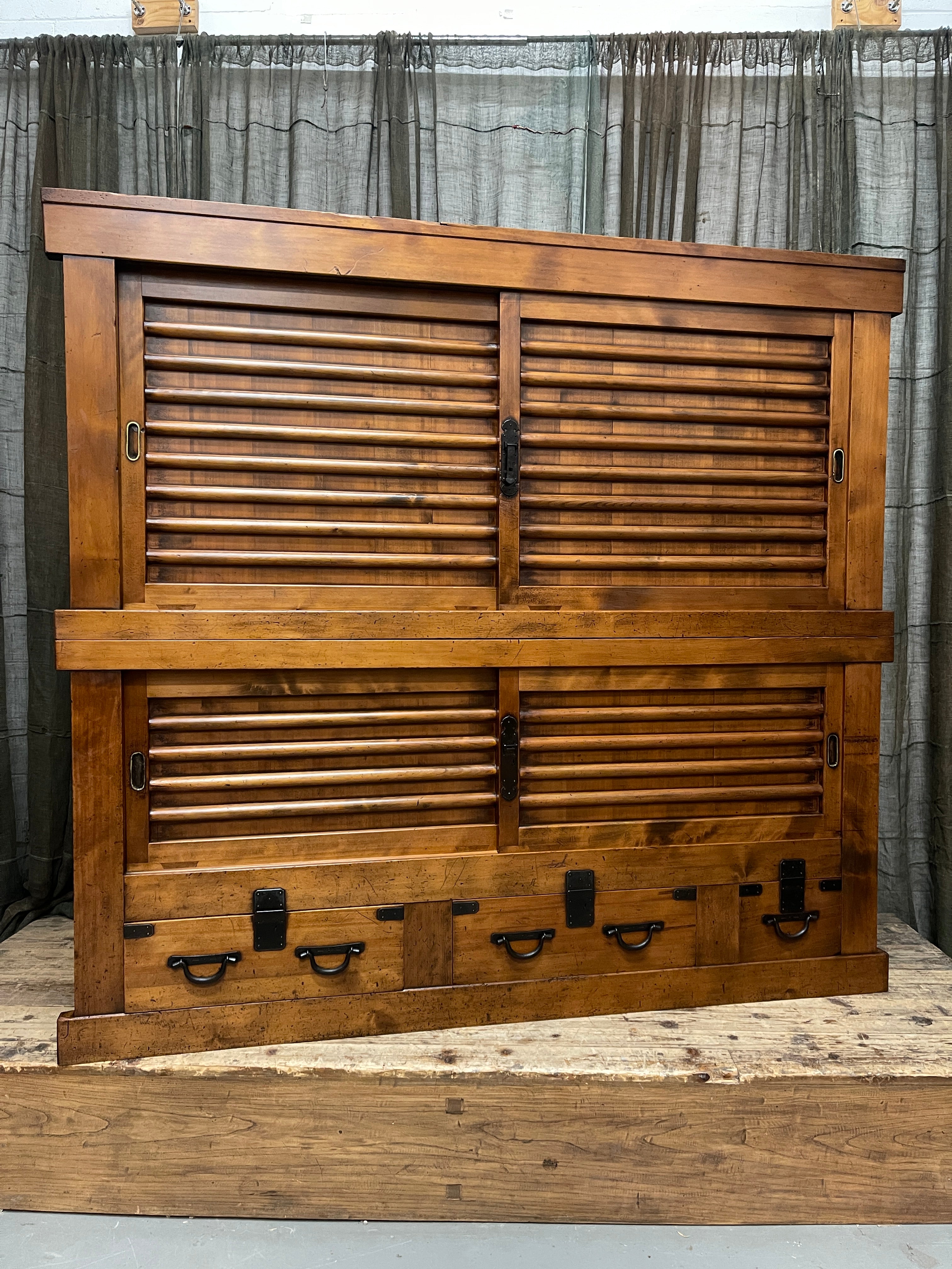 Japanese Storage Cabinet - Cedar & Cypress | Meiji