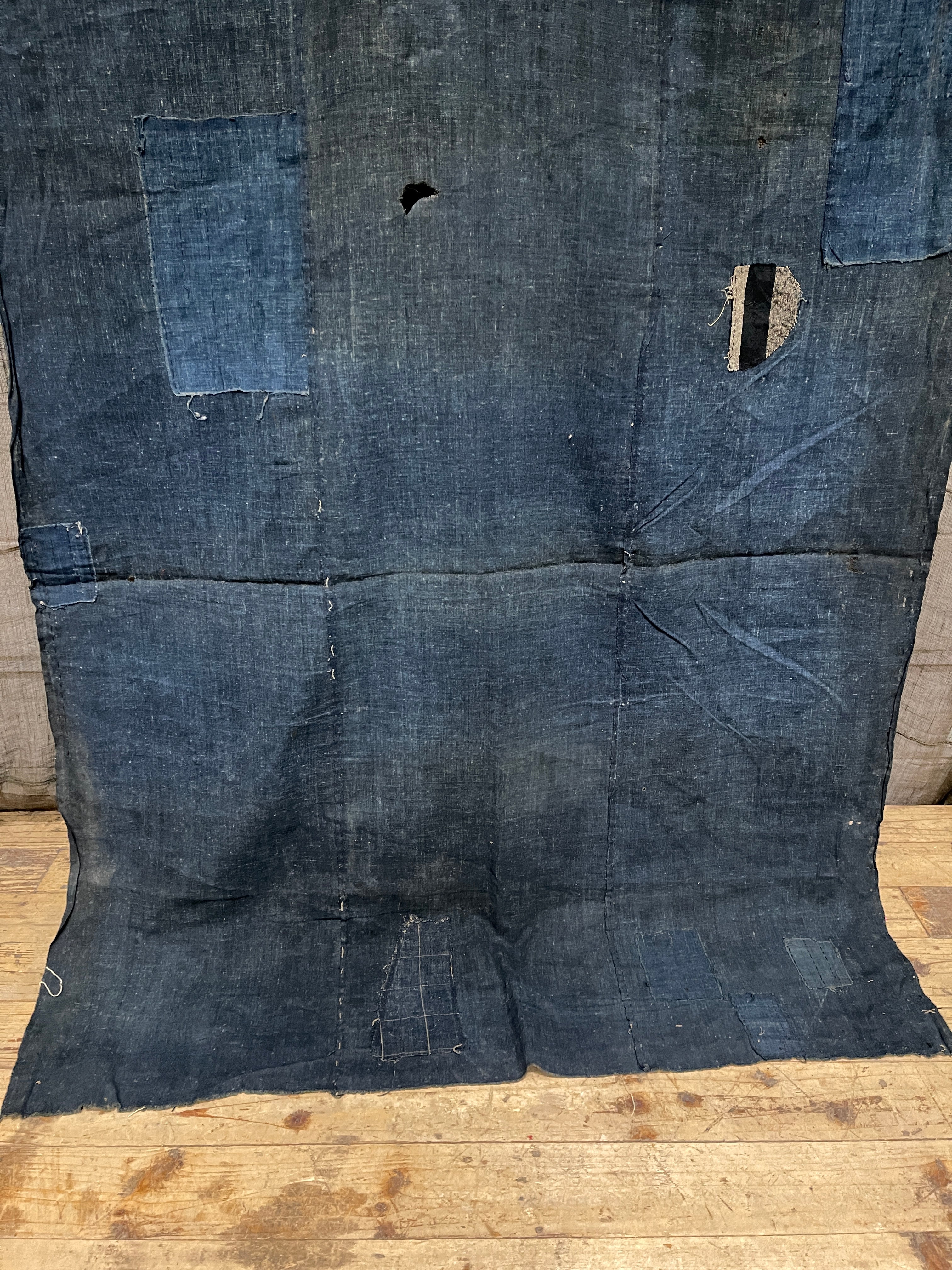 Antique Japanese Indigo Boro Textile