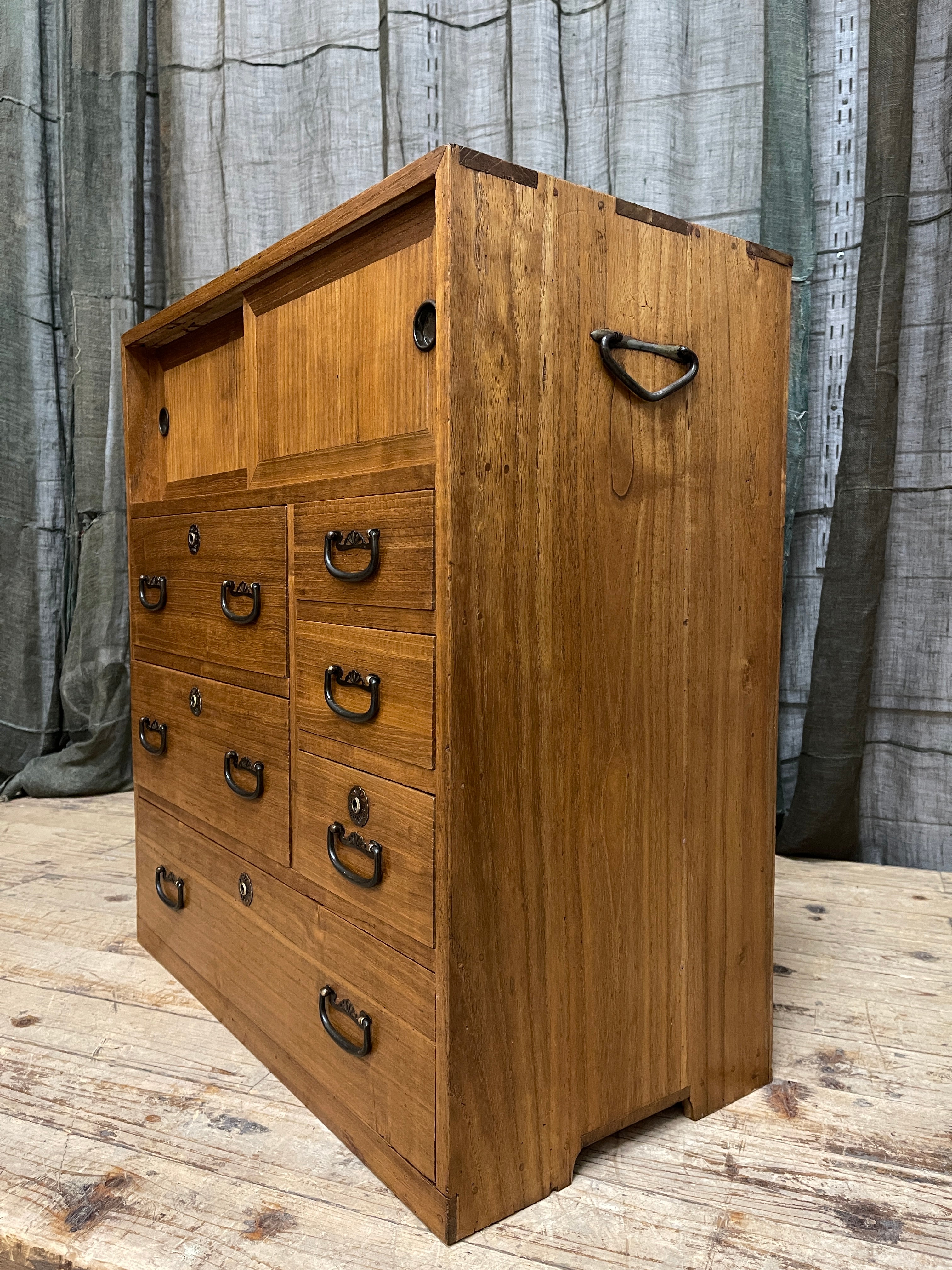 Ko Dansu, Japanese Side Cabinet - Paulownia | 1930's